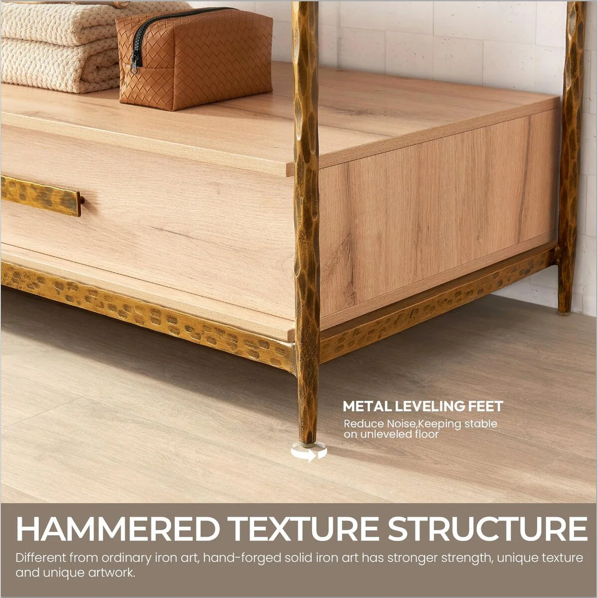 Dhaka Bath Vanity with Composite Stone Top without Mirror