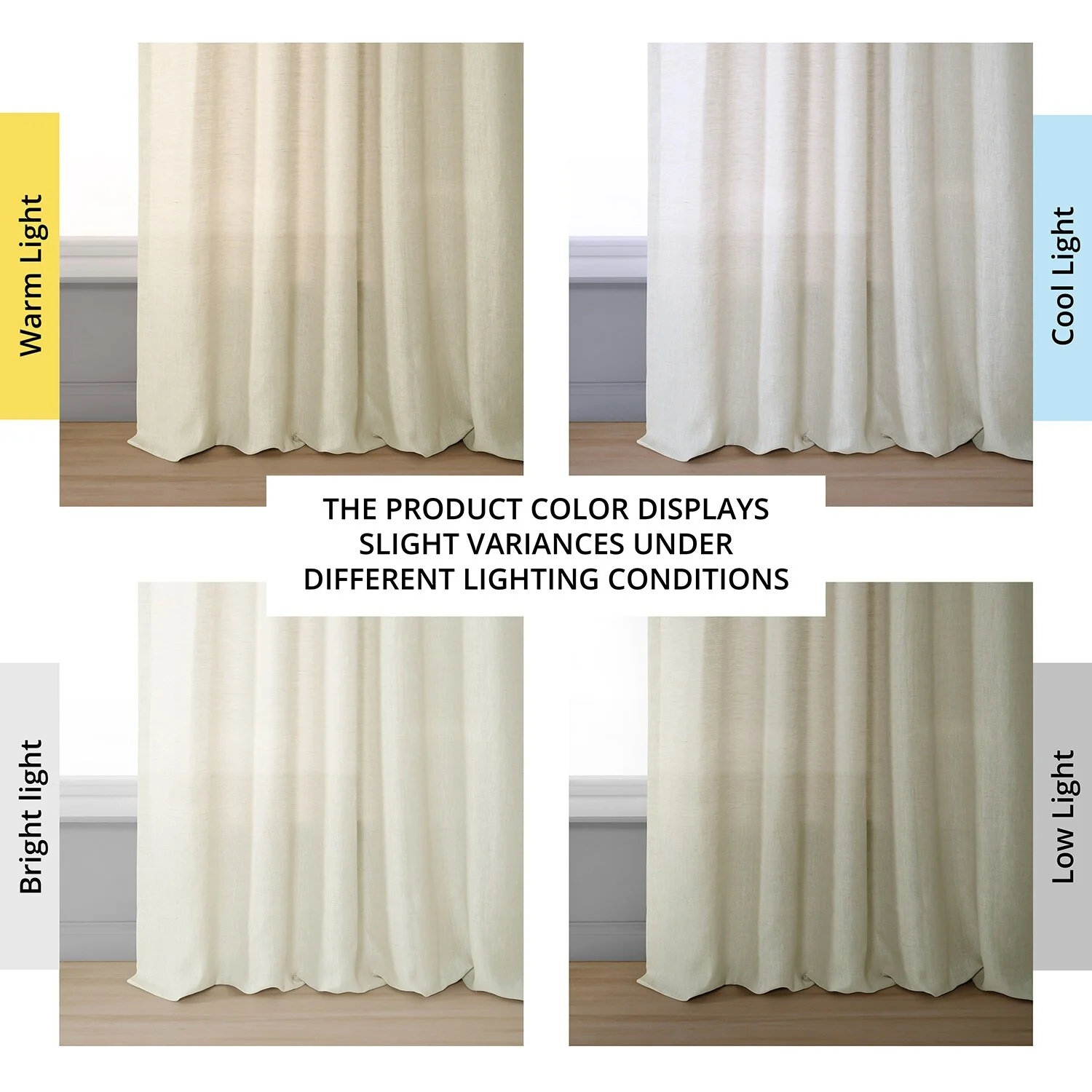 Exclusive Fabrics Signature French Linen Sheer Curtain (1 Panel)