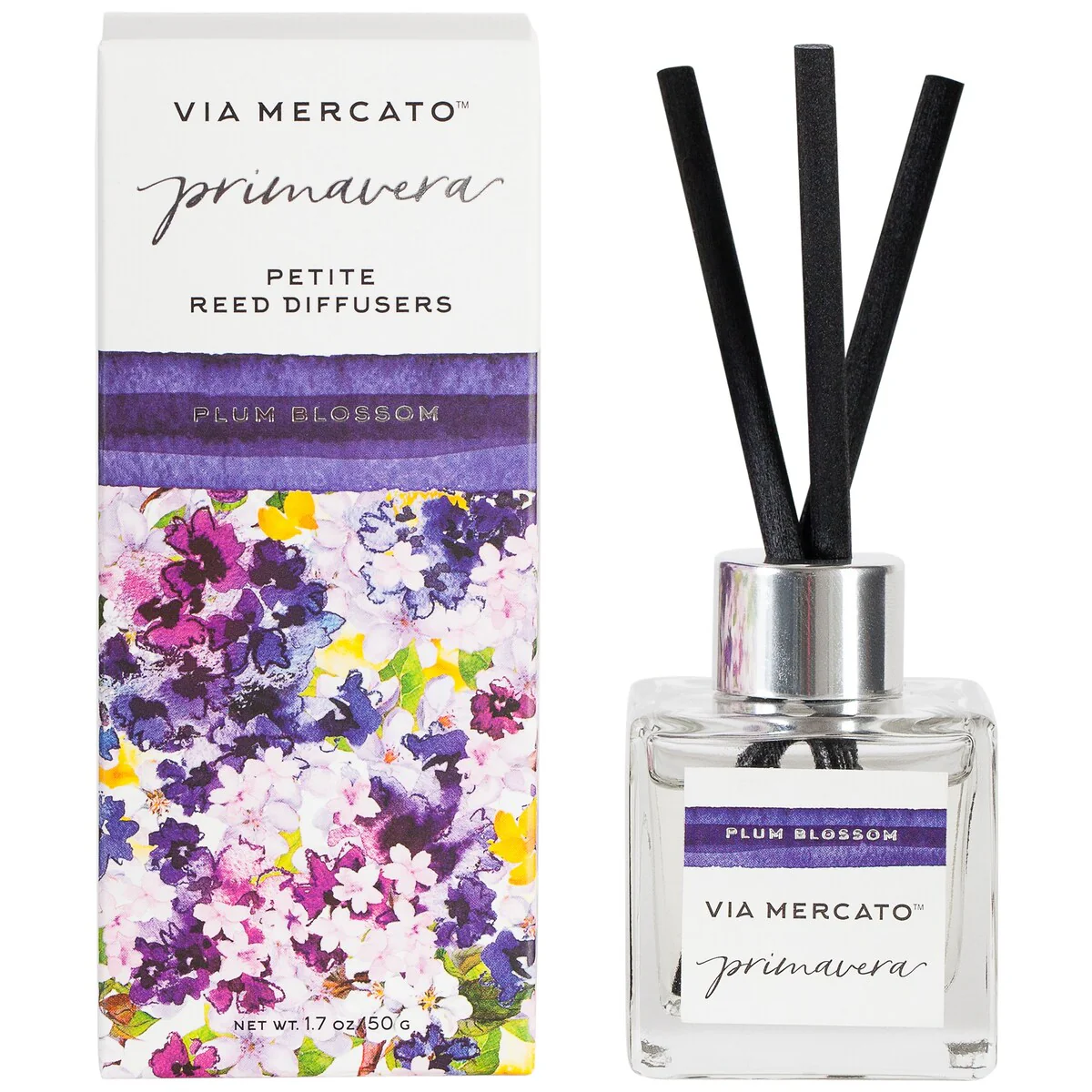 Via Mercato Primavera Petite Reed Diffuser-Spring Flowers
