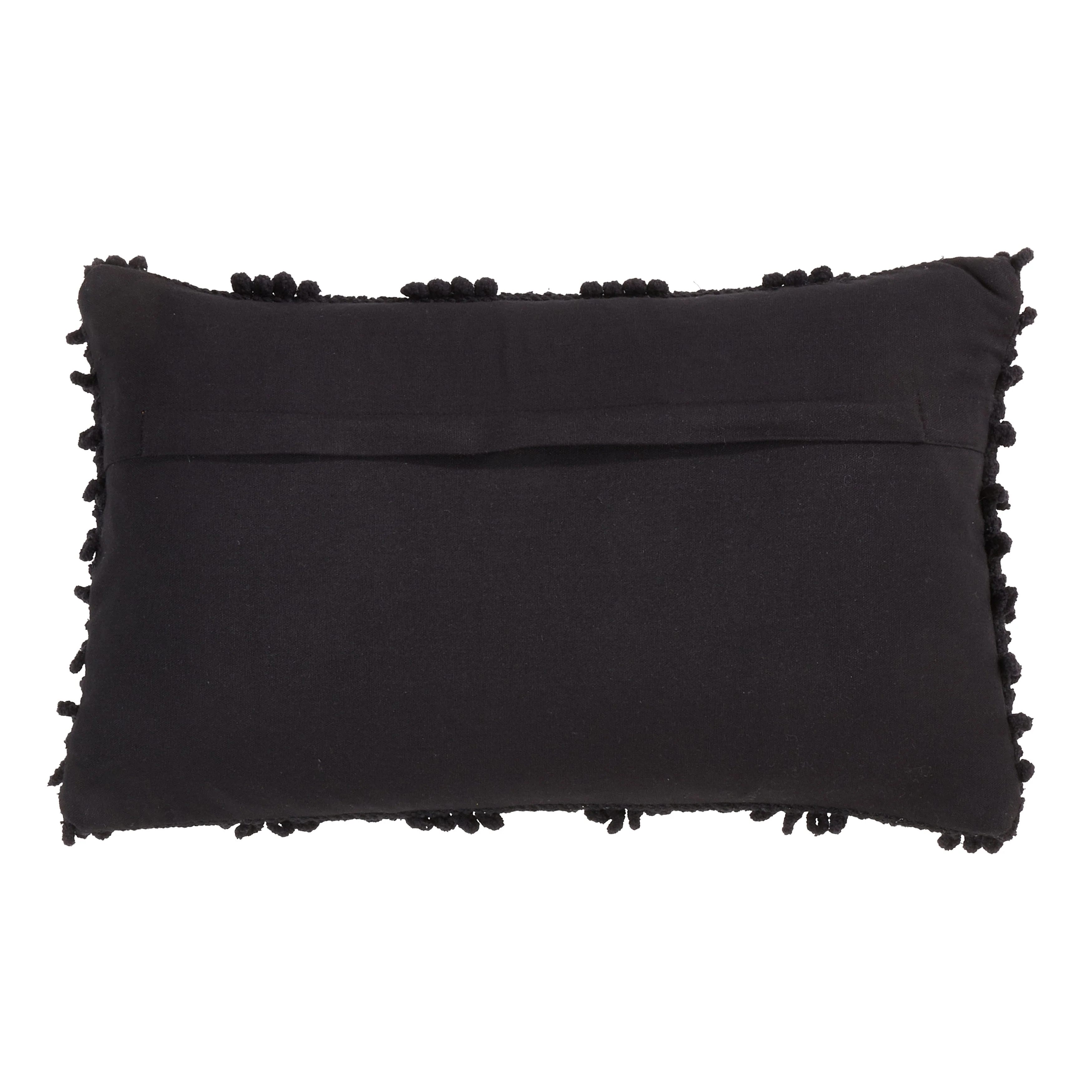 Nubby Design Down Filled Throw Pillow