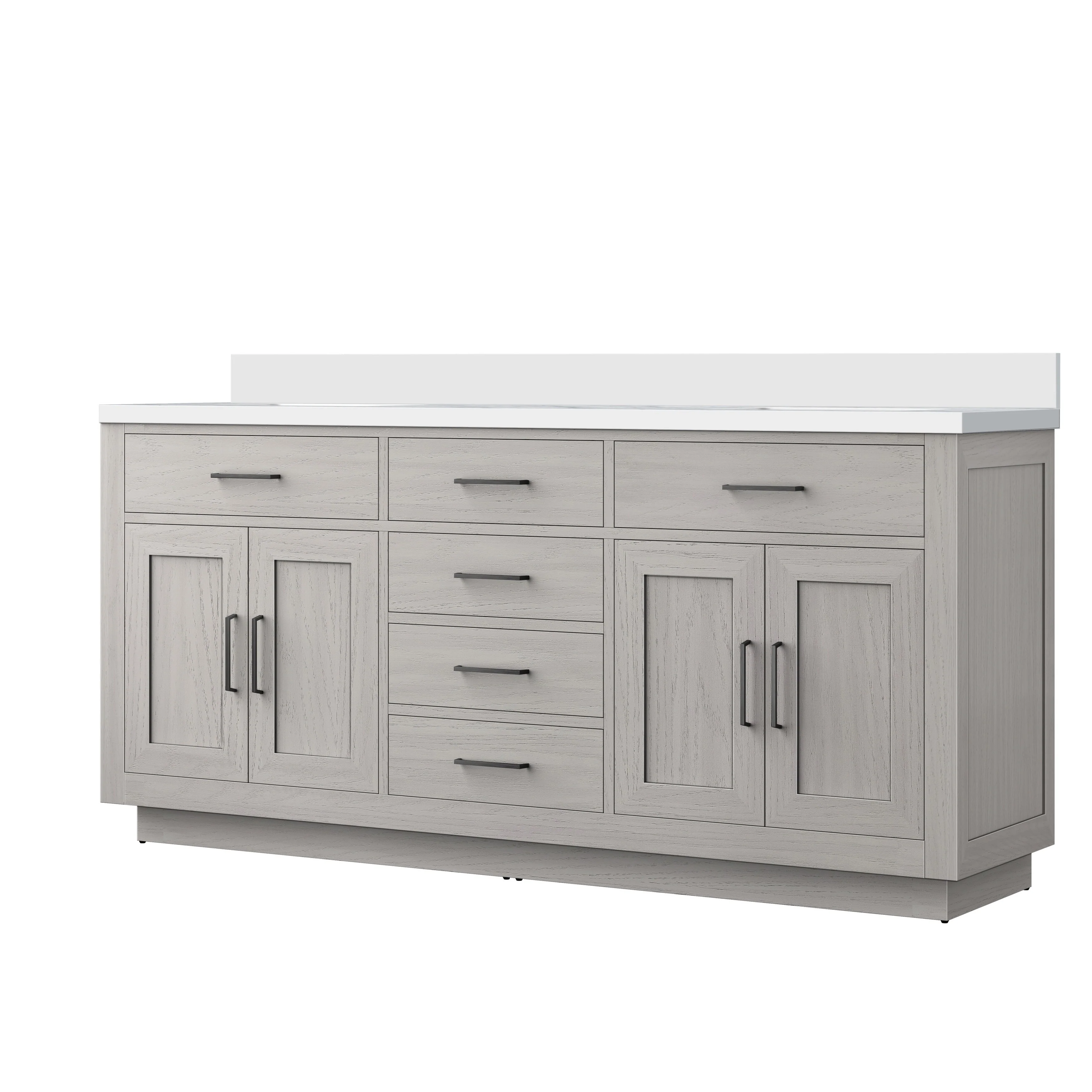 Abbey Bath Vanity with Cultured Marble Top and Sink