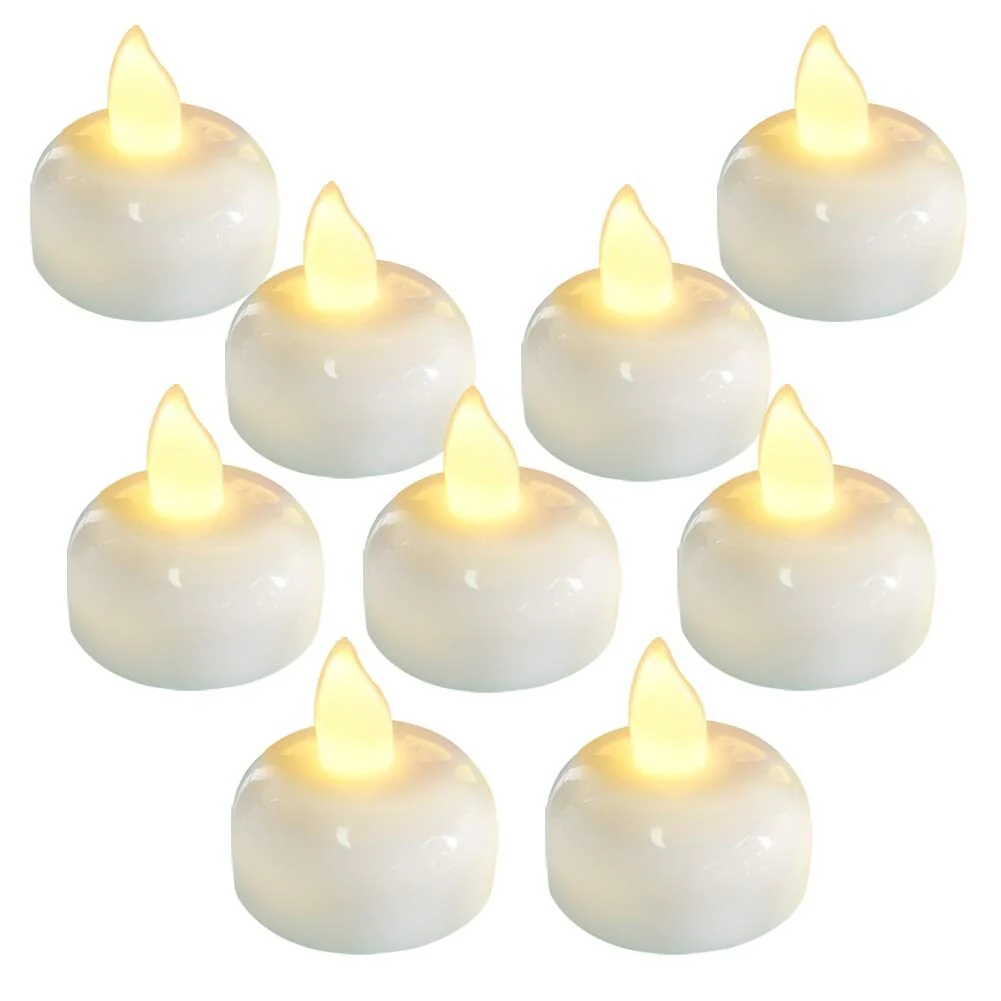 Waterproof Flameless Floating Tealights, Warm White