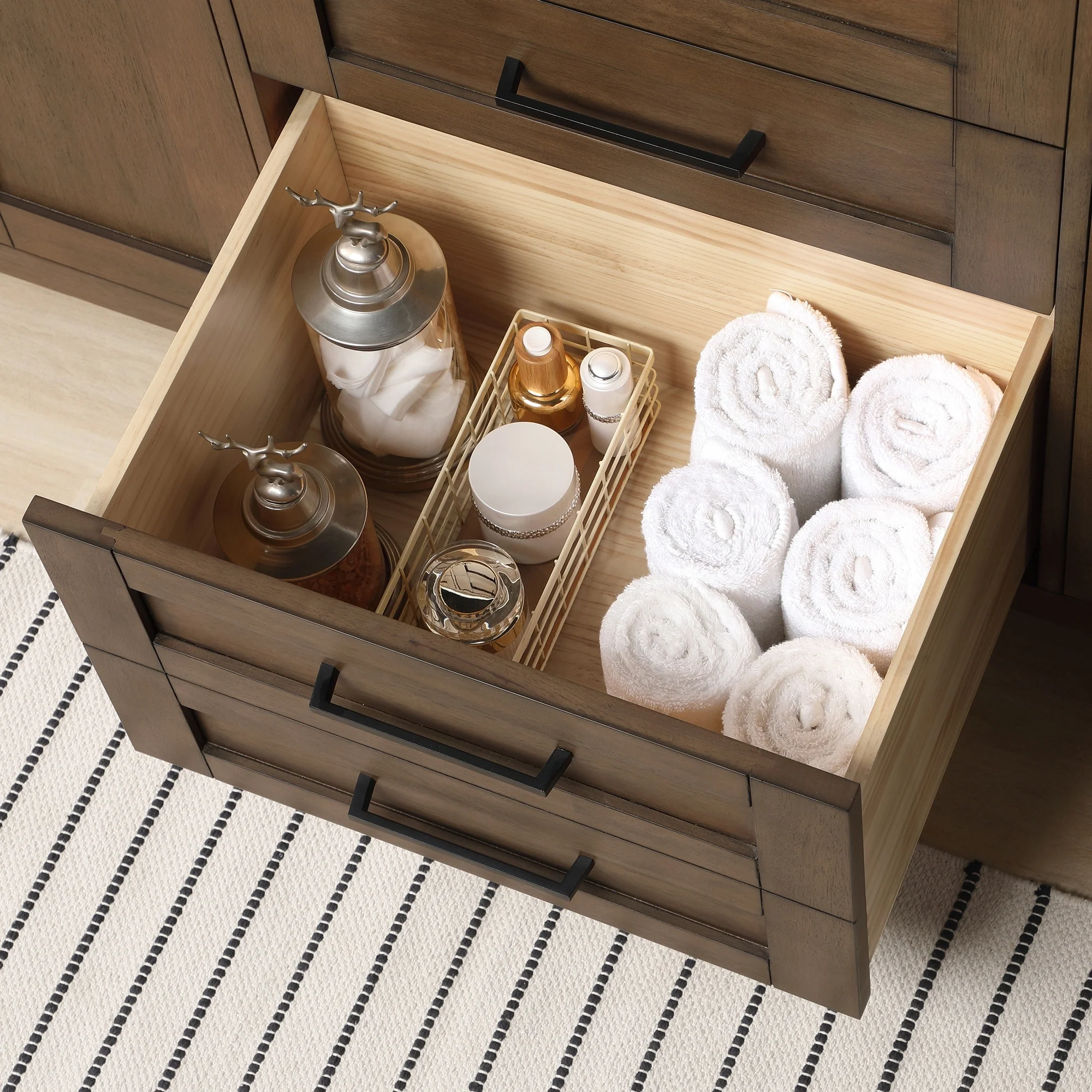 OVE Decors Tahoe 72-inch Modern Almond Latte Vanity