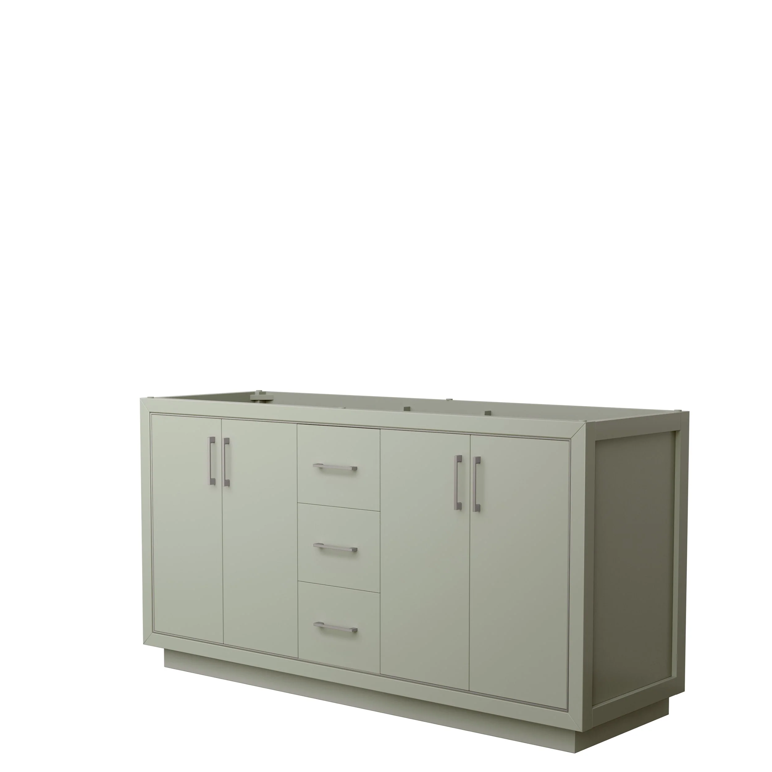 Icon Double Bathroom Vanity Cabinet, No Mirror