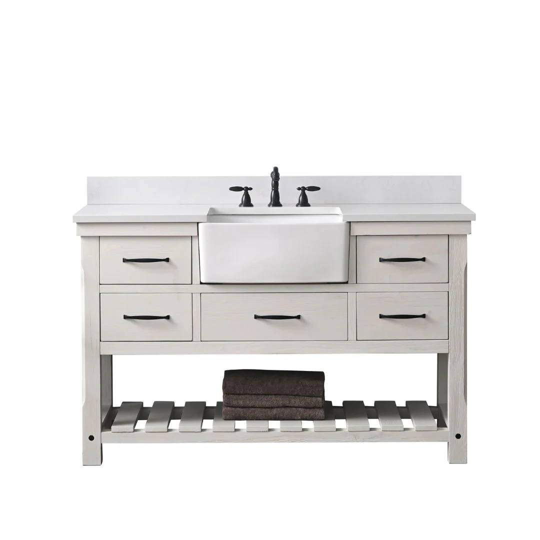 Sudio Design Bathroom Vanity Wesley Weathered Collection.