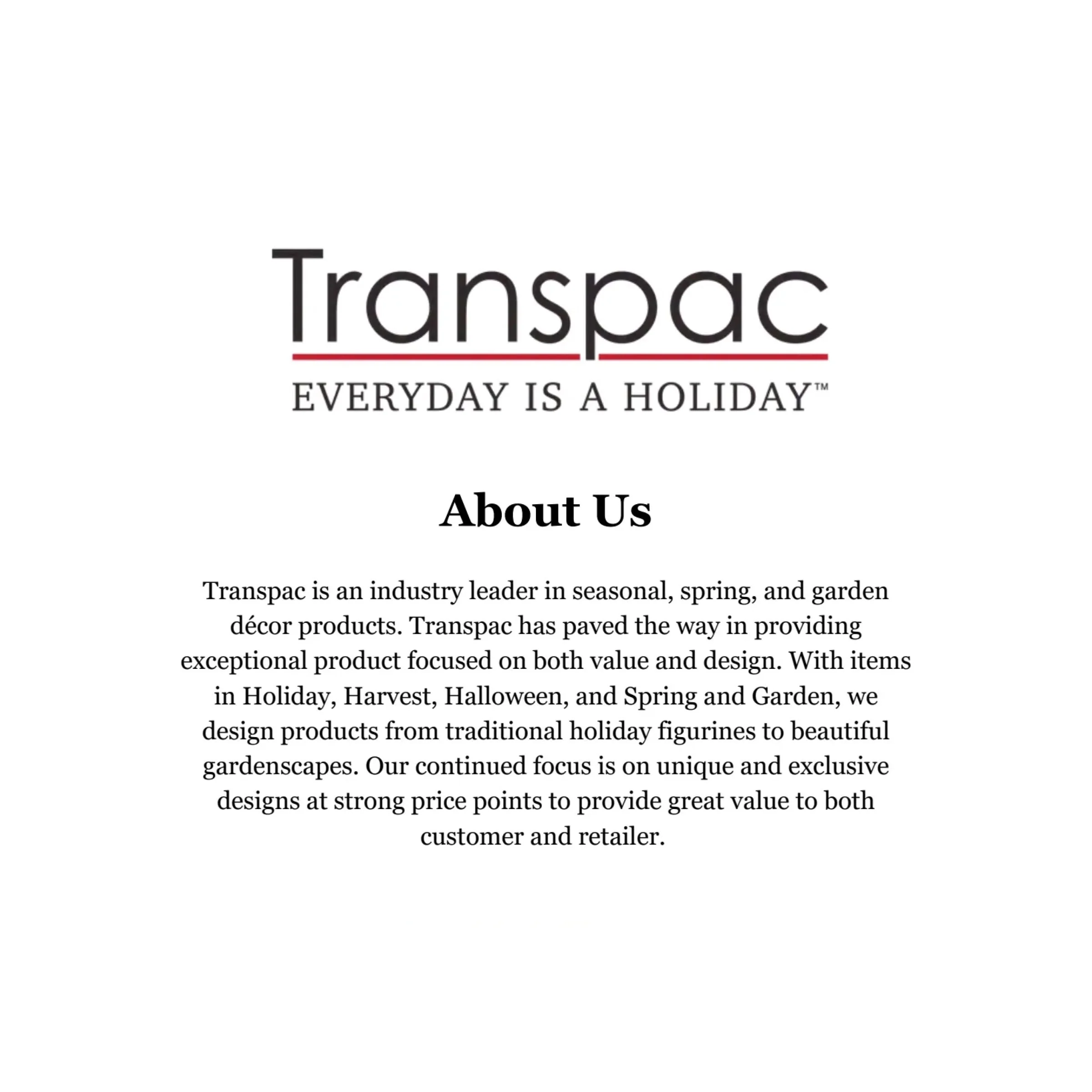 Transpac Metal 11.75