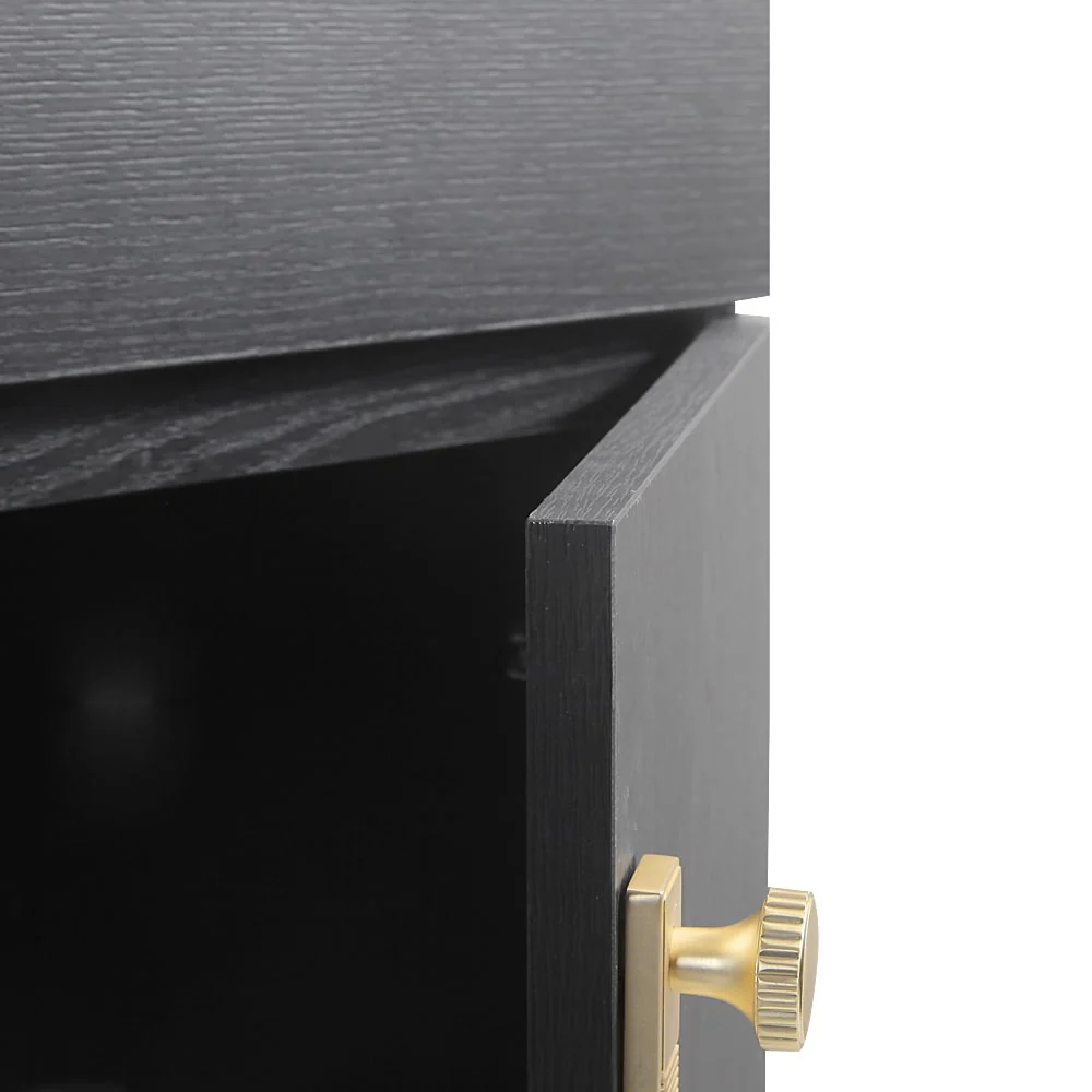 Bathroom Vanity with Metal Leg, White Ceramic Basin & 2 Soft Close Doors