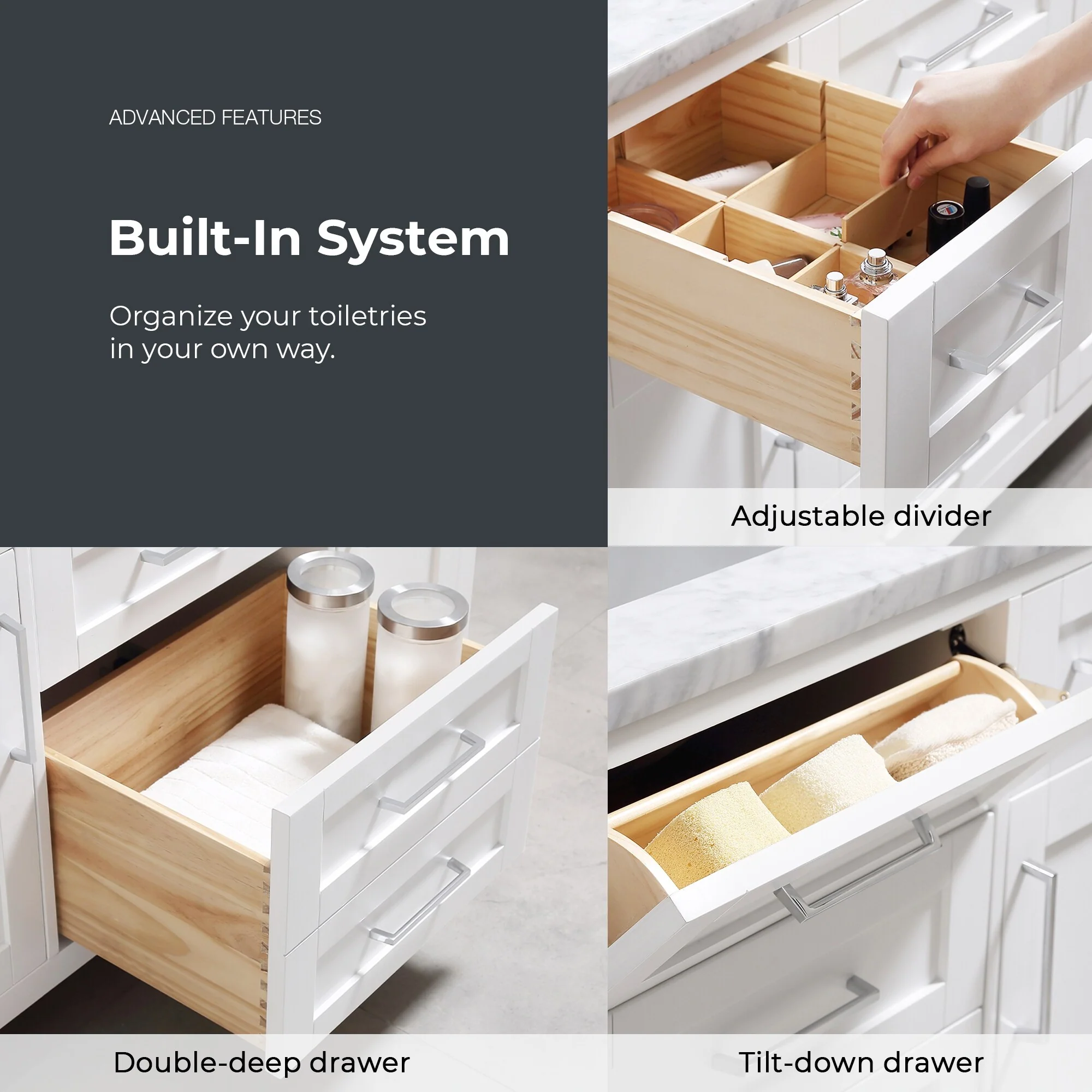 OVE Decors Tahoe 48 White Vanity