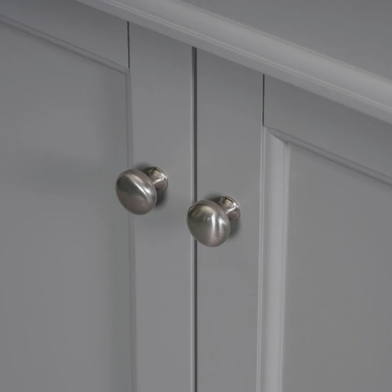 24'' Bathroom Vanity with Top Sink: Modern 2-Tier Storage Cabinet, Single Sink, Large Shelves