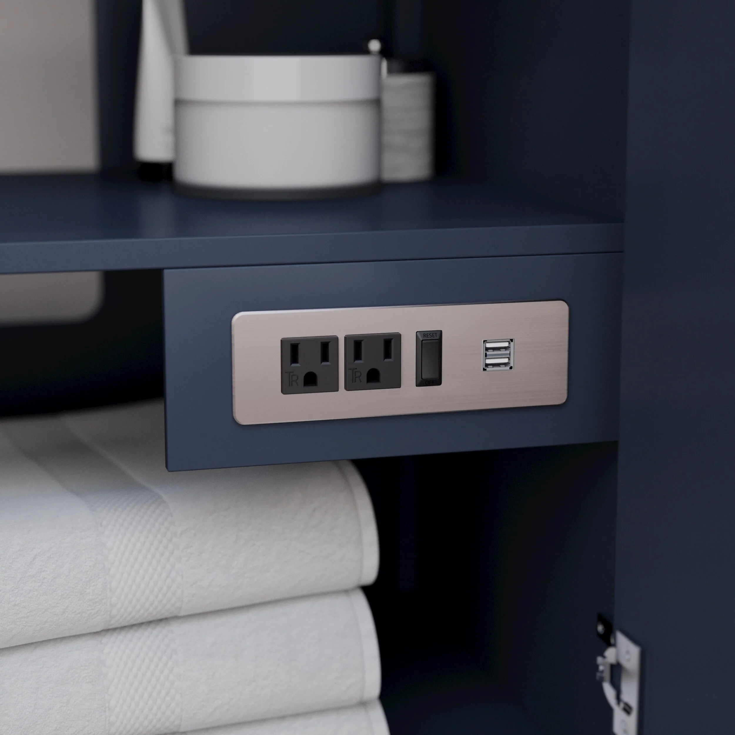 Icon Double Bathroom Vanity Cabinet, No Mirror