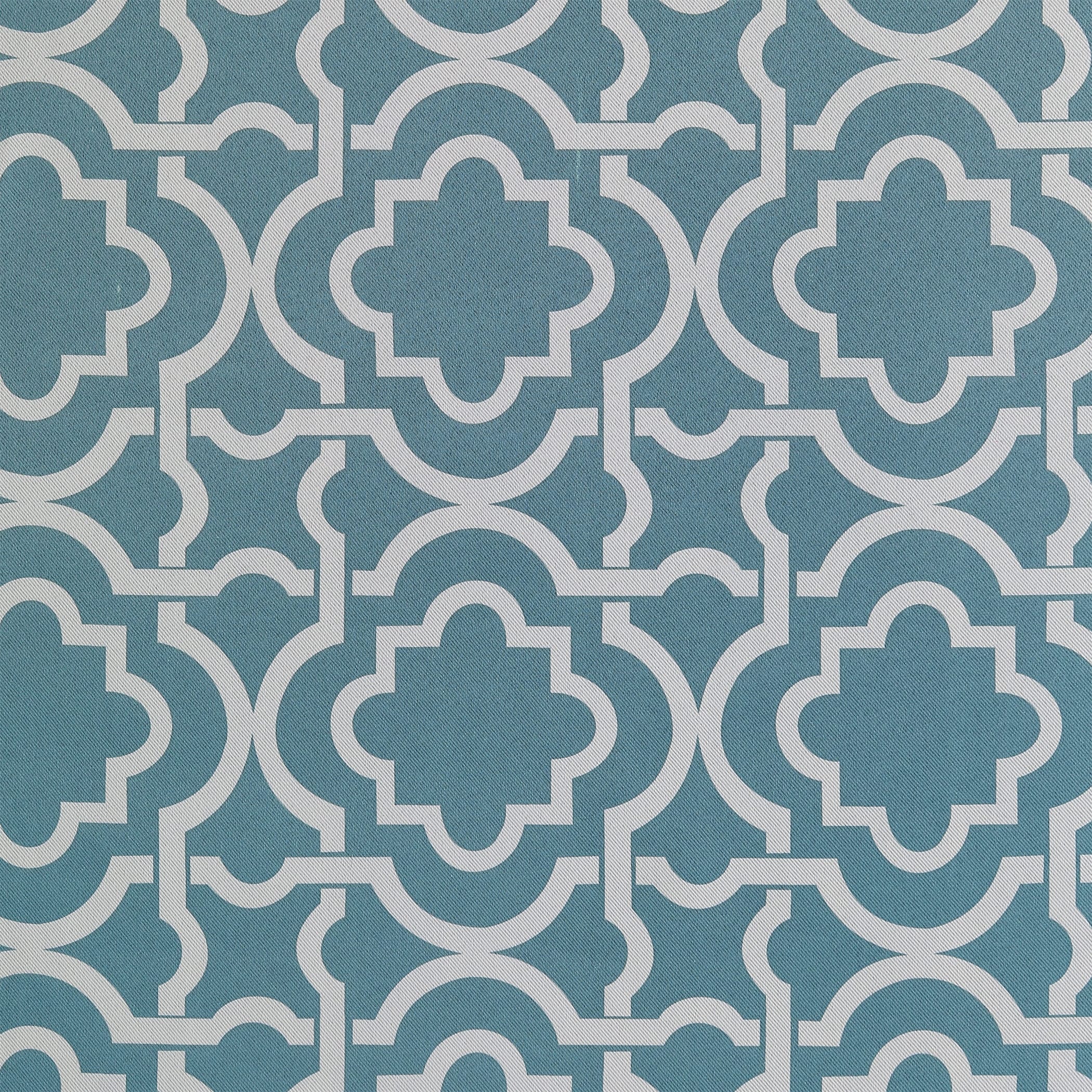 Sun Zero Barnett Trellis Blackout Grommet Curtain Panel, Single Panel