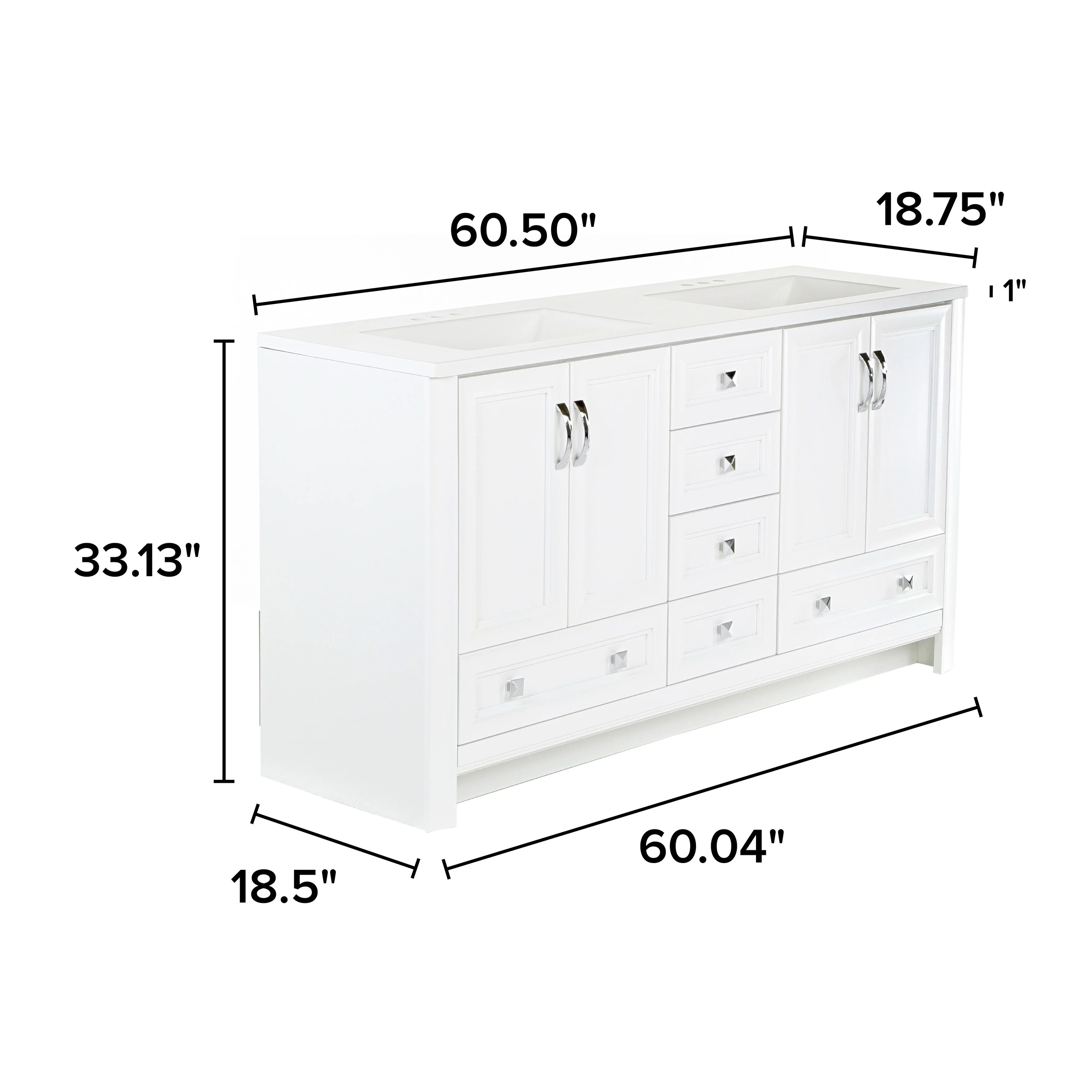 Spring Mill Cabinets Nimay 60.5