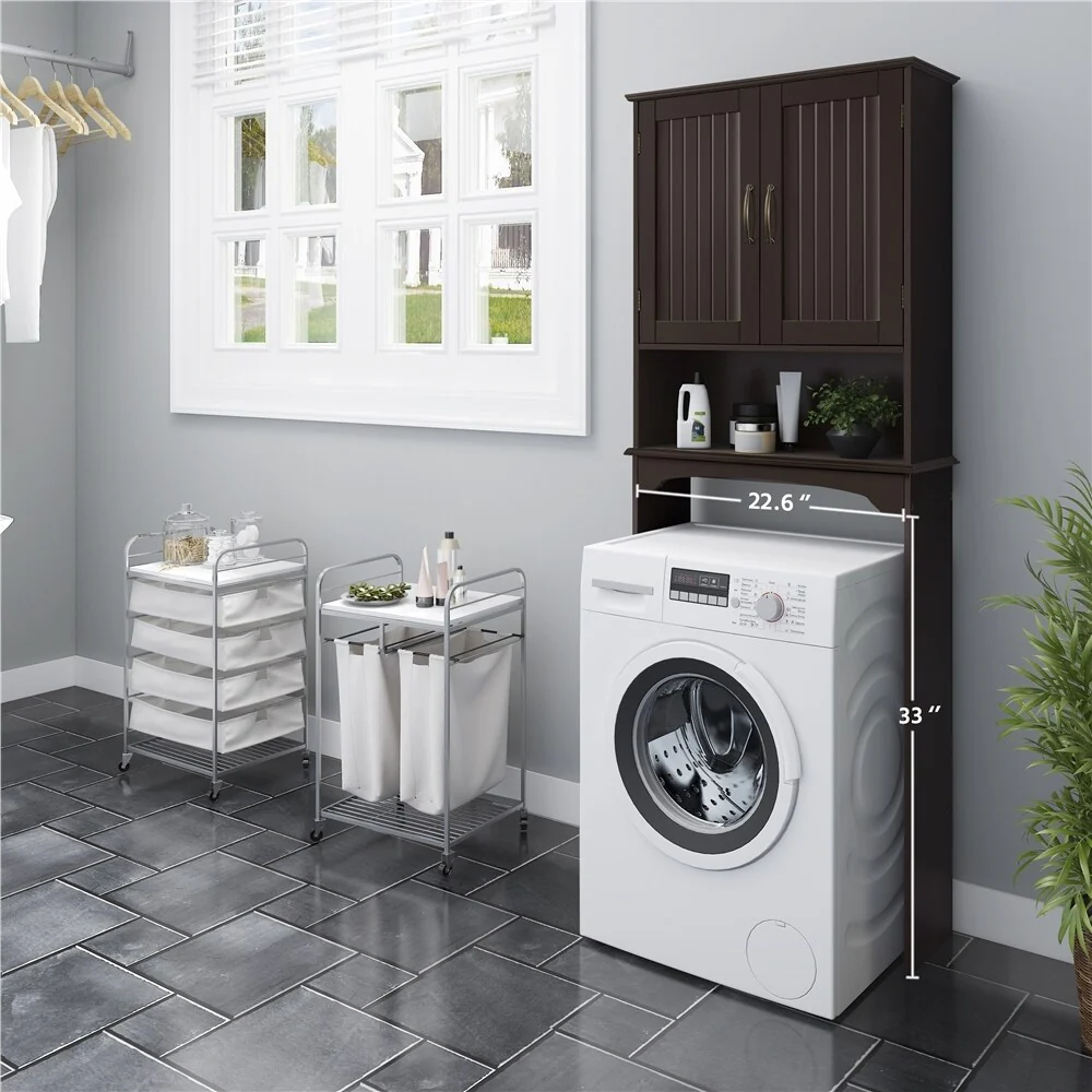 Yaheetech Bathroom Space Saving Organizer Over-the -Toilet