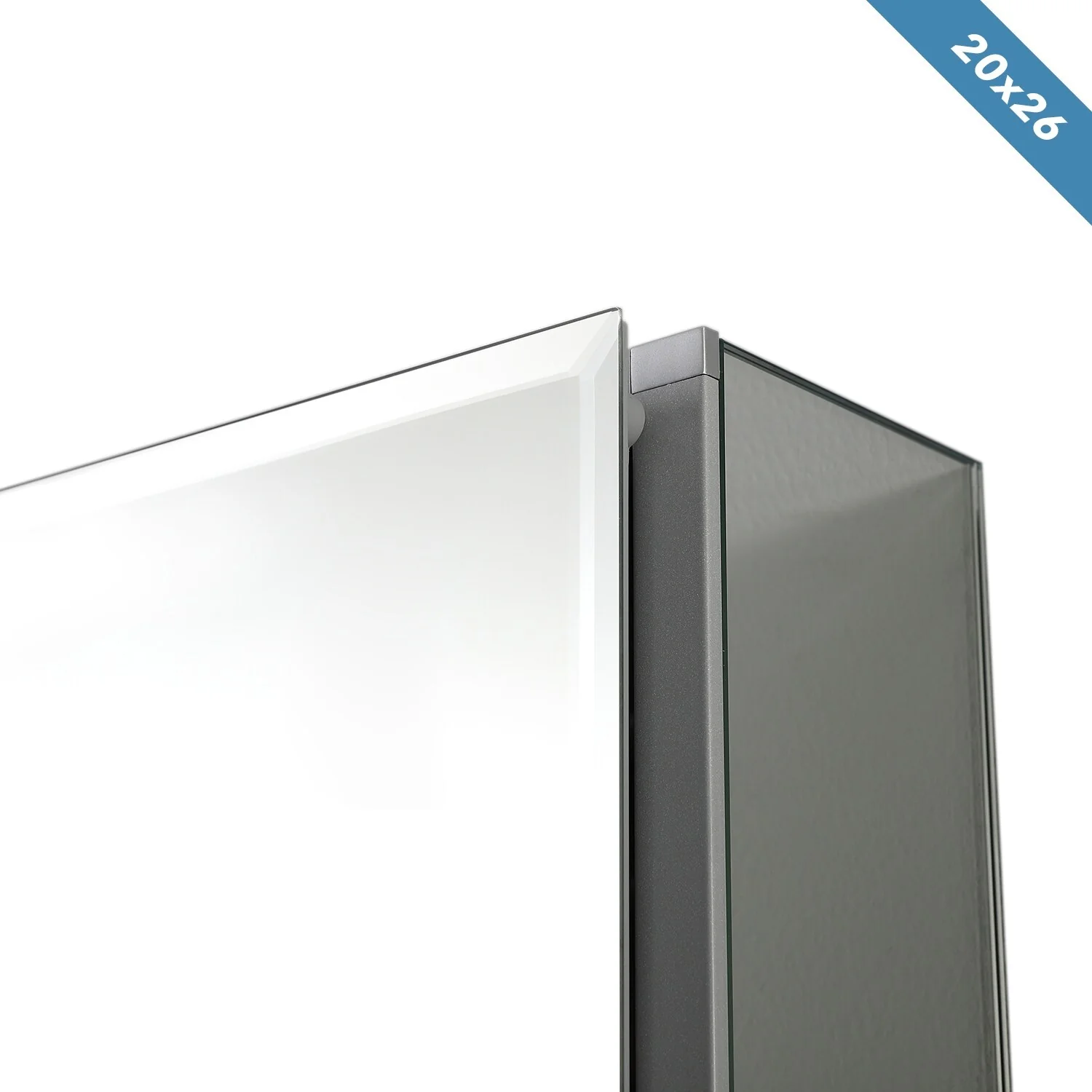 Frameless Aluminum Bathroom Mirror Medicine Cabinet