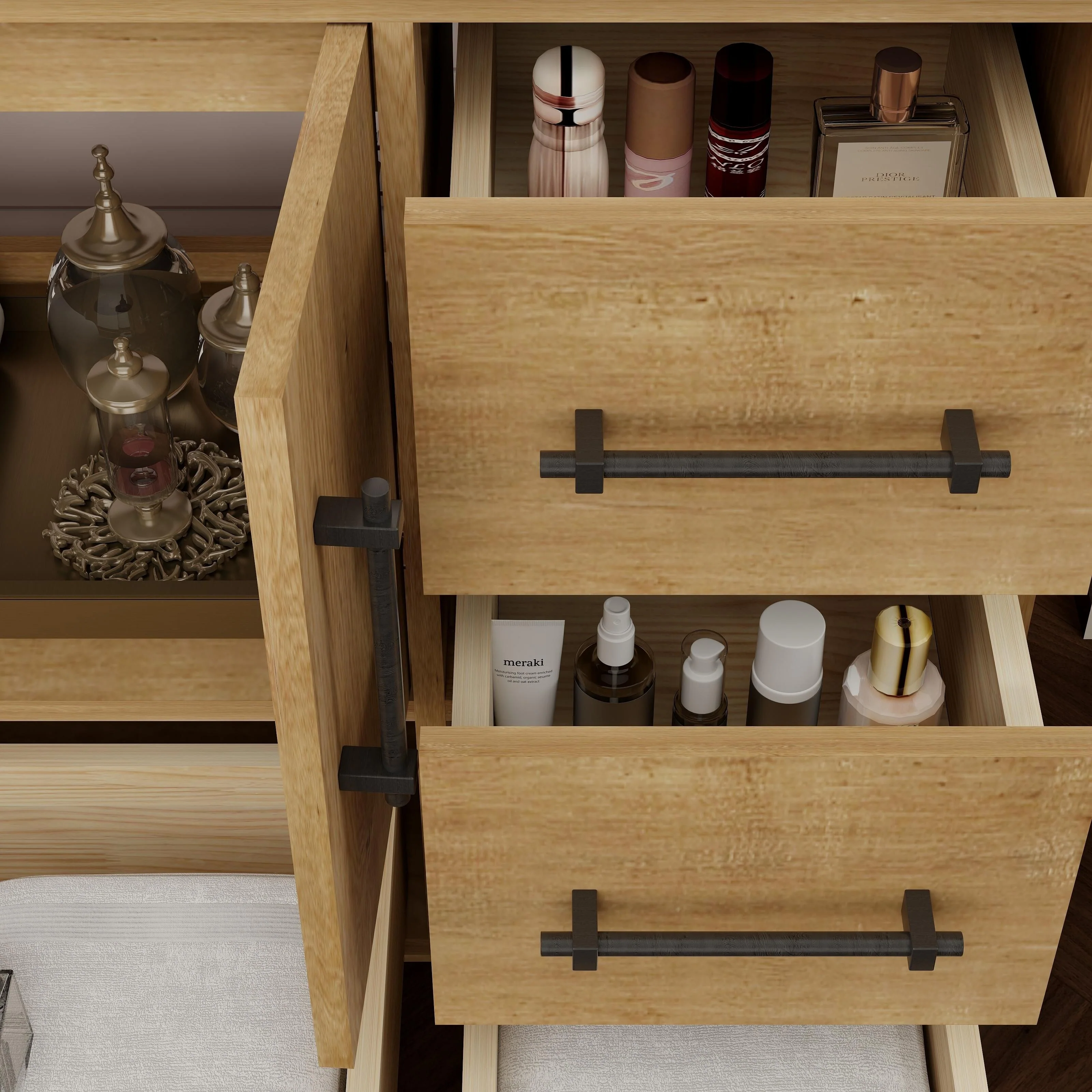 Victoria 72'' Freestanding Vanity with Double Reinforced Acrylic Sink - 71.5