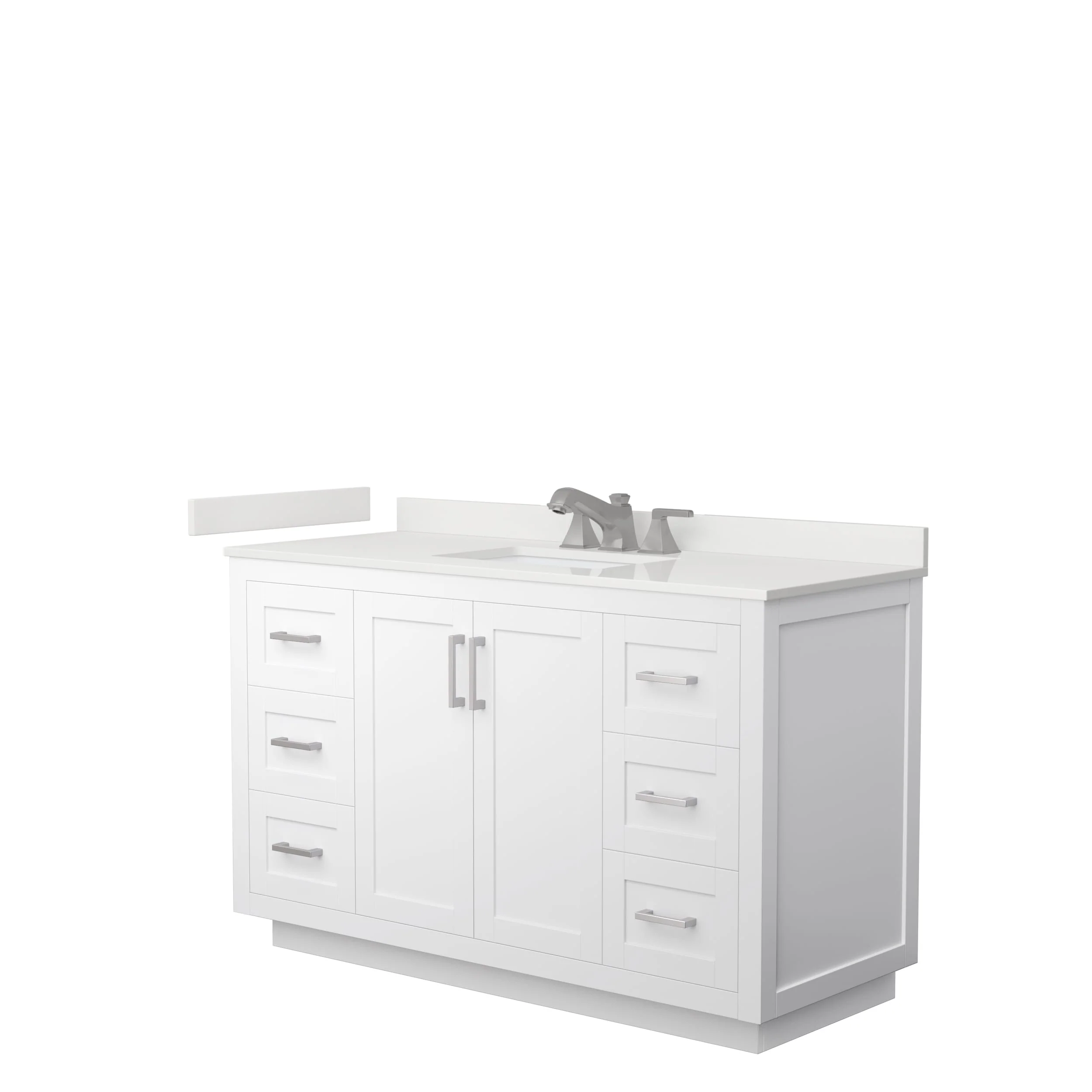 Miranda 54-inch Single Vanity, Quartz Top