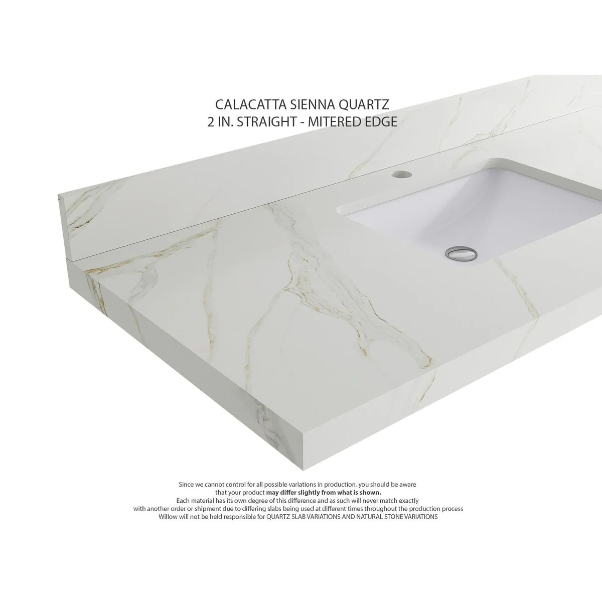 Willow Collections 60 in. W x 22 in D. Sonoma Free Standing Reeded Double Sink Bathroom Vanity with Countertop