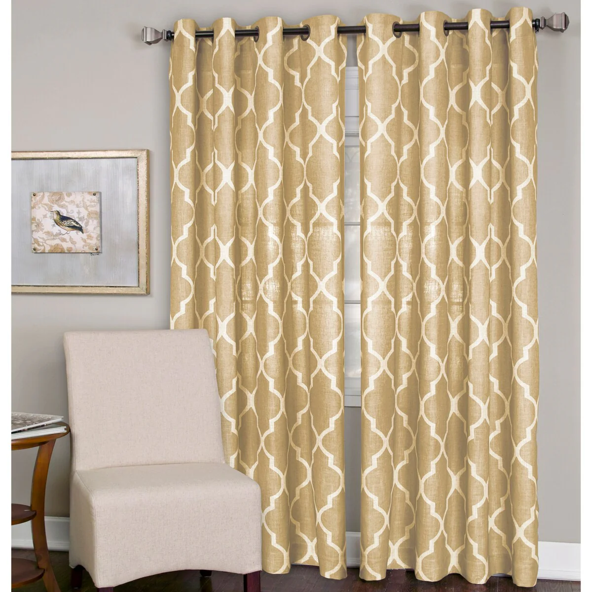 Elrene Medalia Grommet Top Curtain Panel