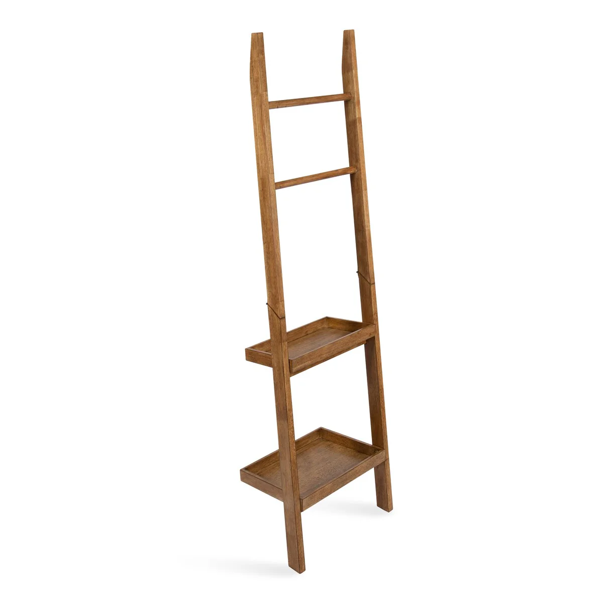 Kate and Laurel Lowry Wood Ladder Shelf - 18x14x58