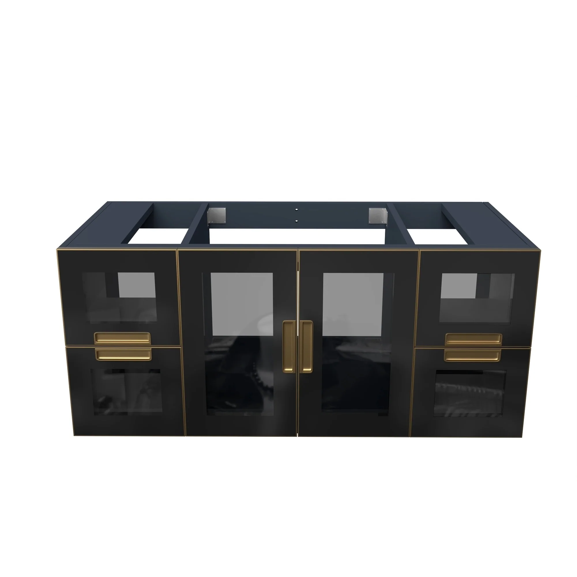 Rosario Wall Mounted Bathroom Vanity, Base Only