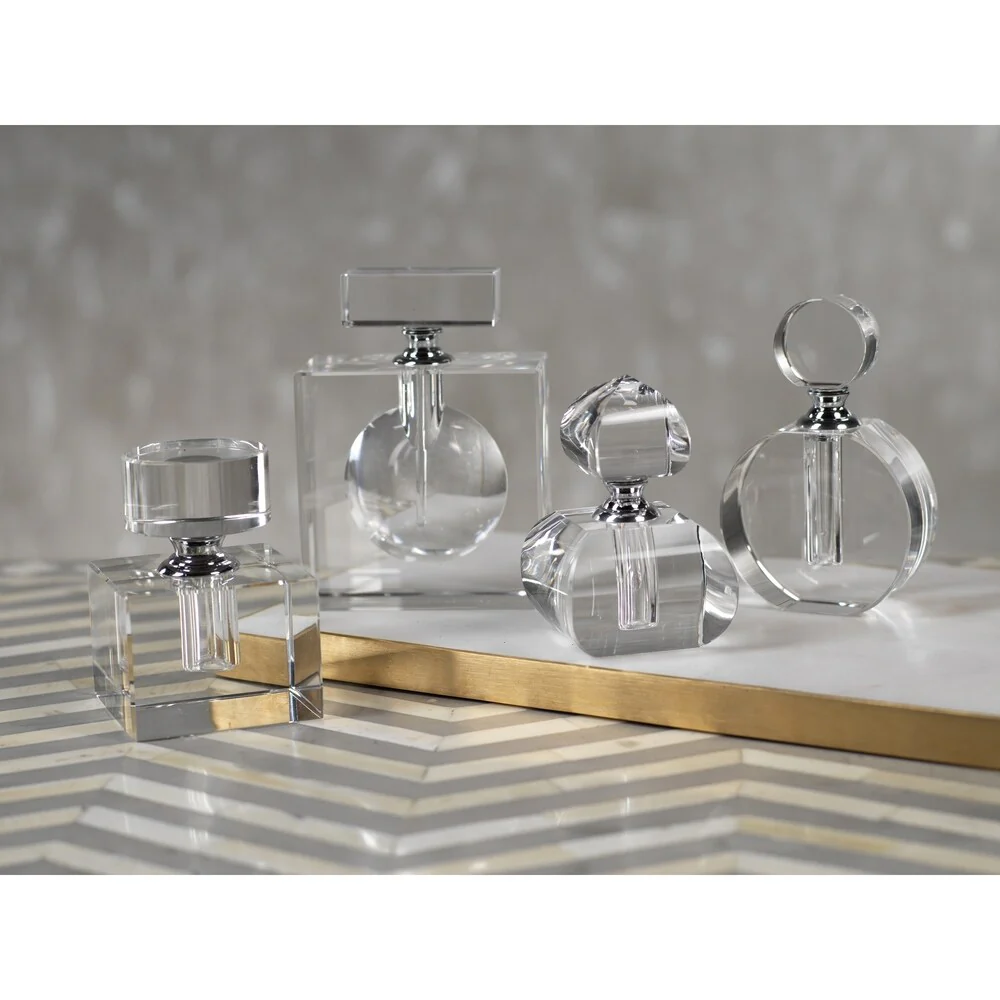 Malak Cube Glass Perfume Bottle