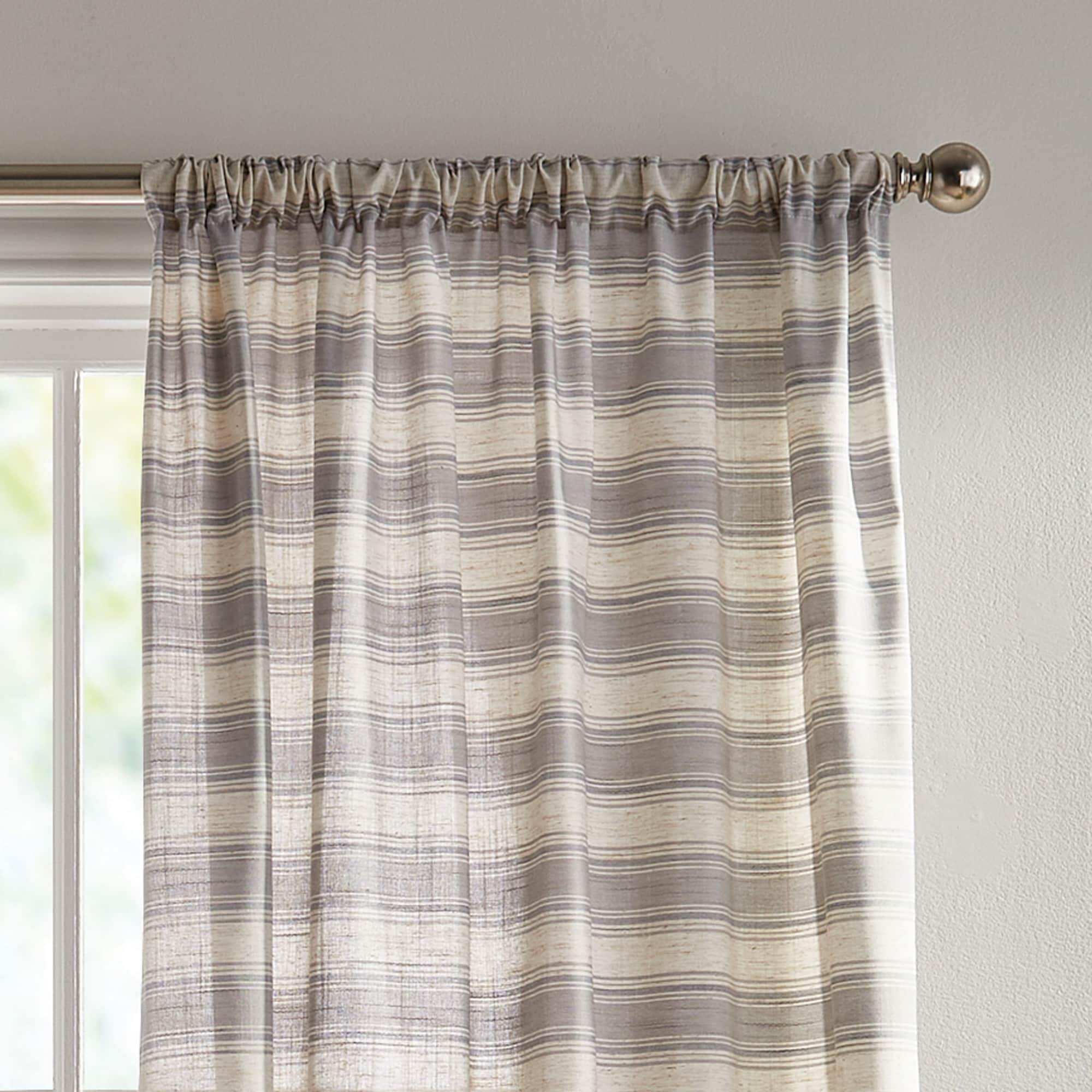 Tommy Hilfiger Whelan Stripe Curtain Panel Pair