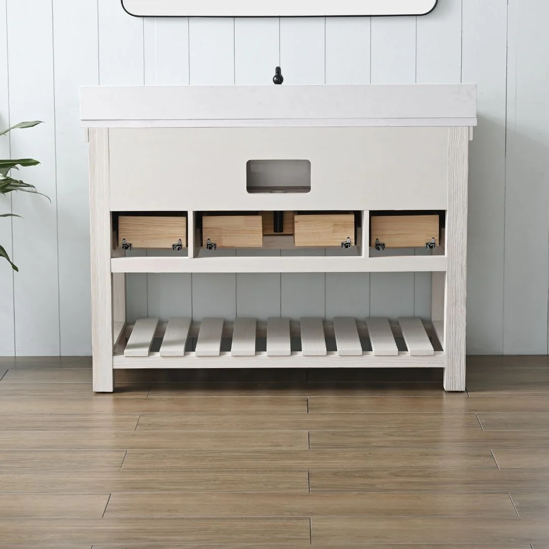 Sudio Design Bathroom Vanity Wesley Weathered Collection.