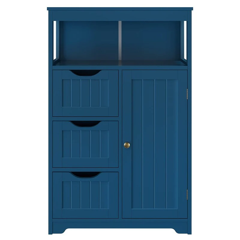 Wood Bathroom Floor Cabinet