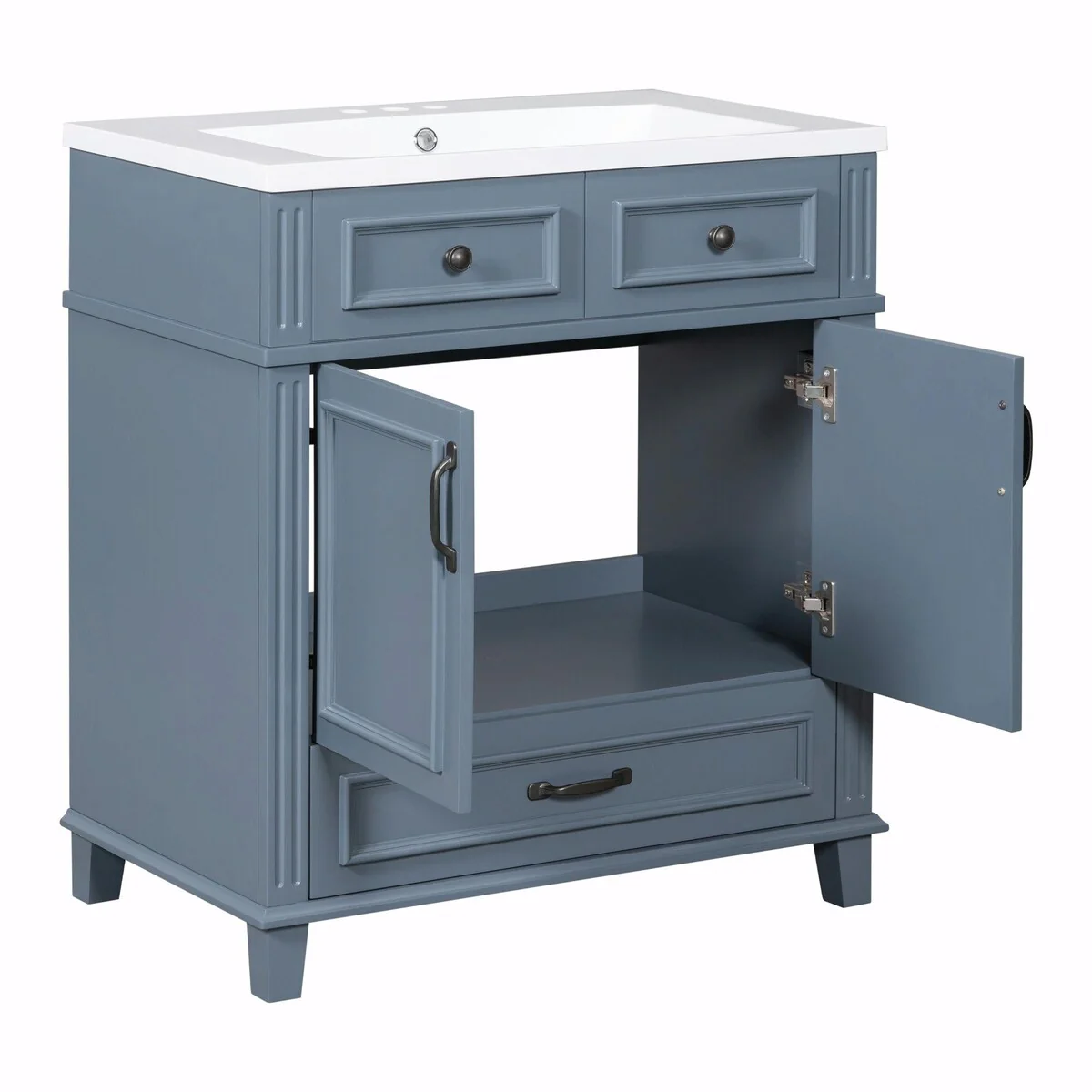 30'' Solid Wood Bathroom Vanity with sink