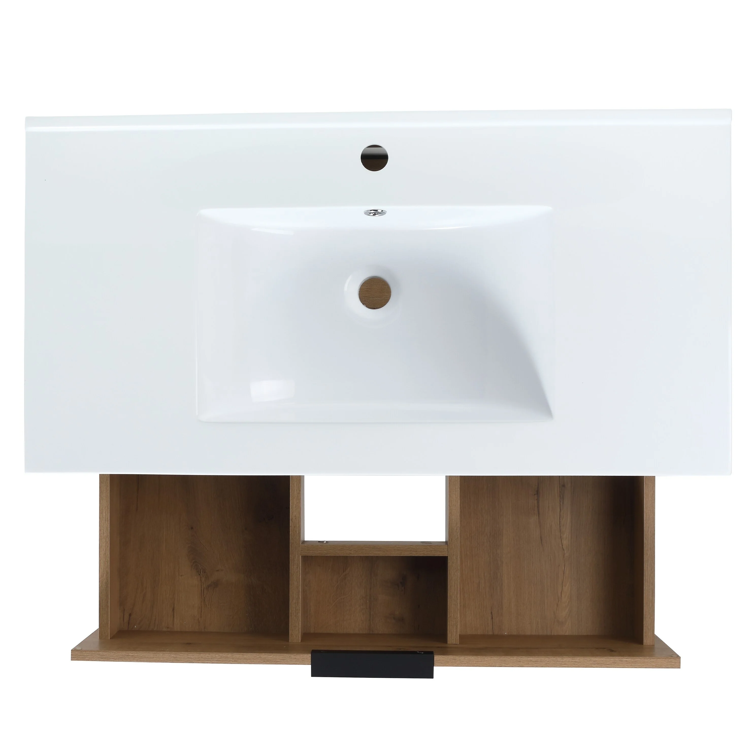 BNK 30/36 Inch Bathroom Vanity With Single Sink,Modern Bathroom Vanities With Soft Close Drawer And Shelf