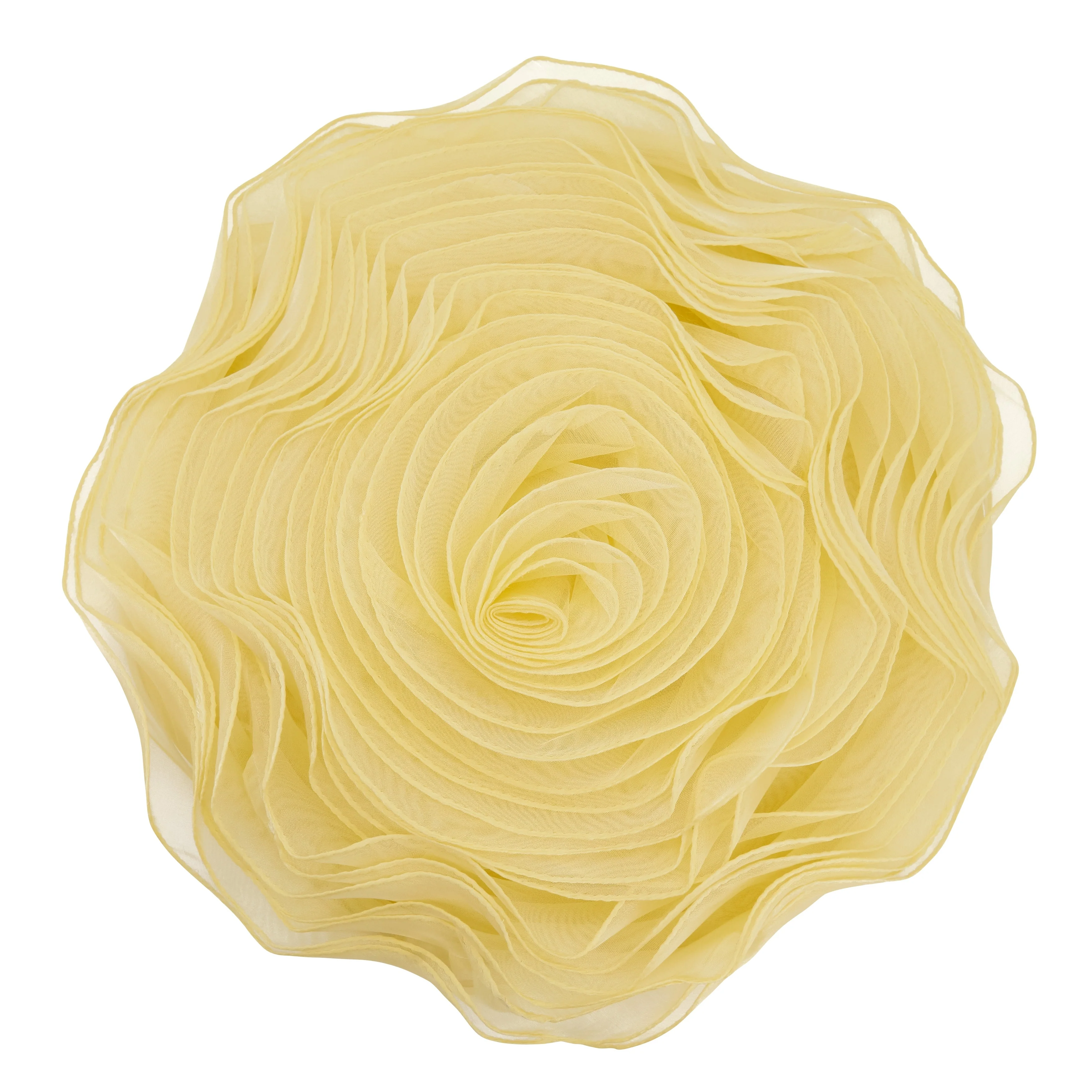 Rose Design Throw Pillow