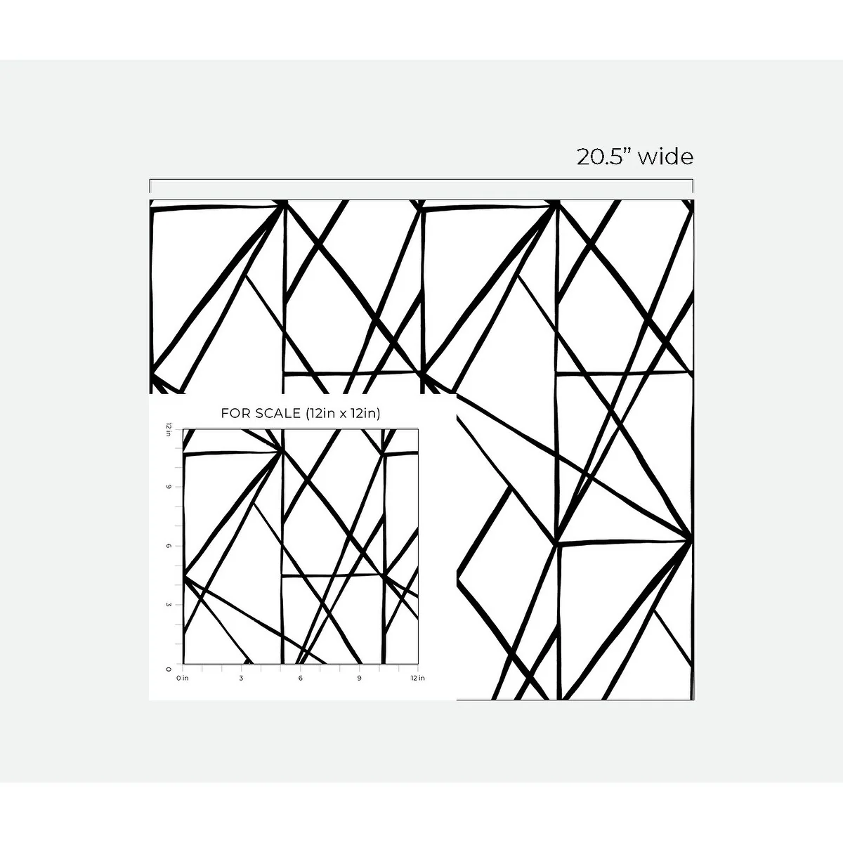 NextWall Quartz Geo Peel and Stick Wallpaper