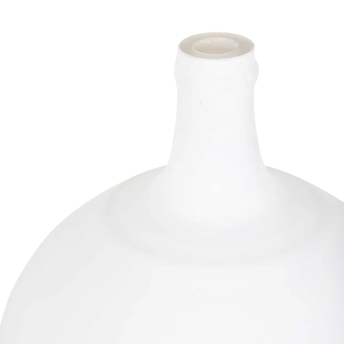 Aria Matte White 12.5-inch Glass Vase by East at Main