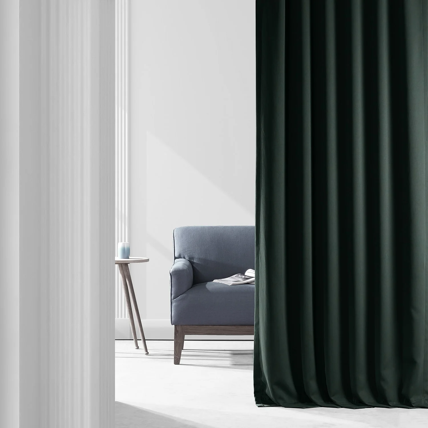 Exclusive Fabrics Room Darkening 108-inch Curtain Panel Pair