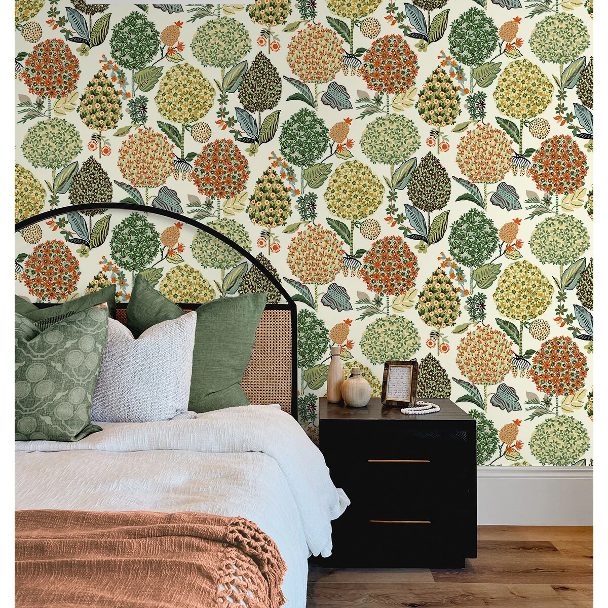 NextWall Blooming Bulbs Peel and Stick Wallpaper