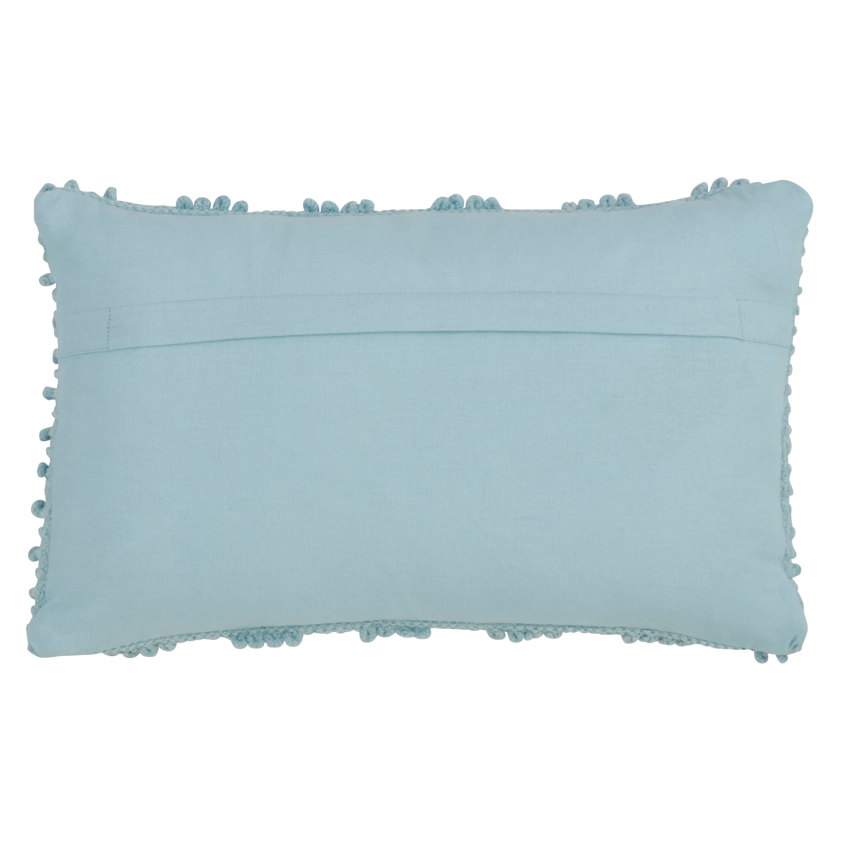 Nubby Design Down Filled Throw Pillow
