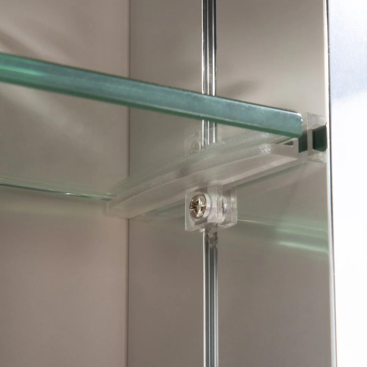 36-in W Modern Three-Door Aluminum Wall Mount Bathroom Mirror Medicine Cabinet - 36-in W x 5-in D x 26-in H