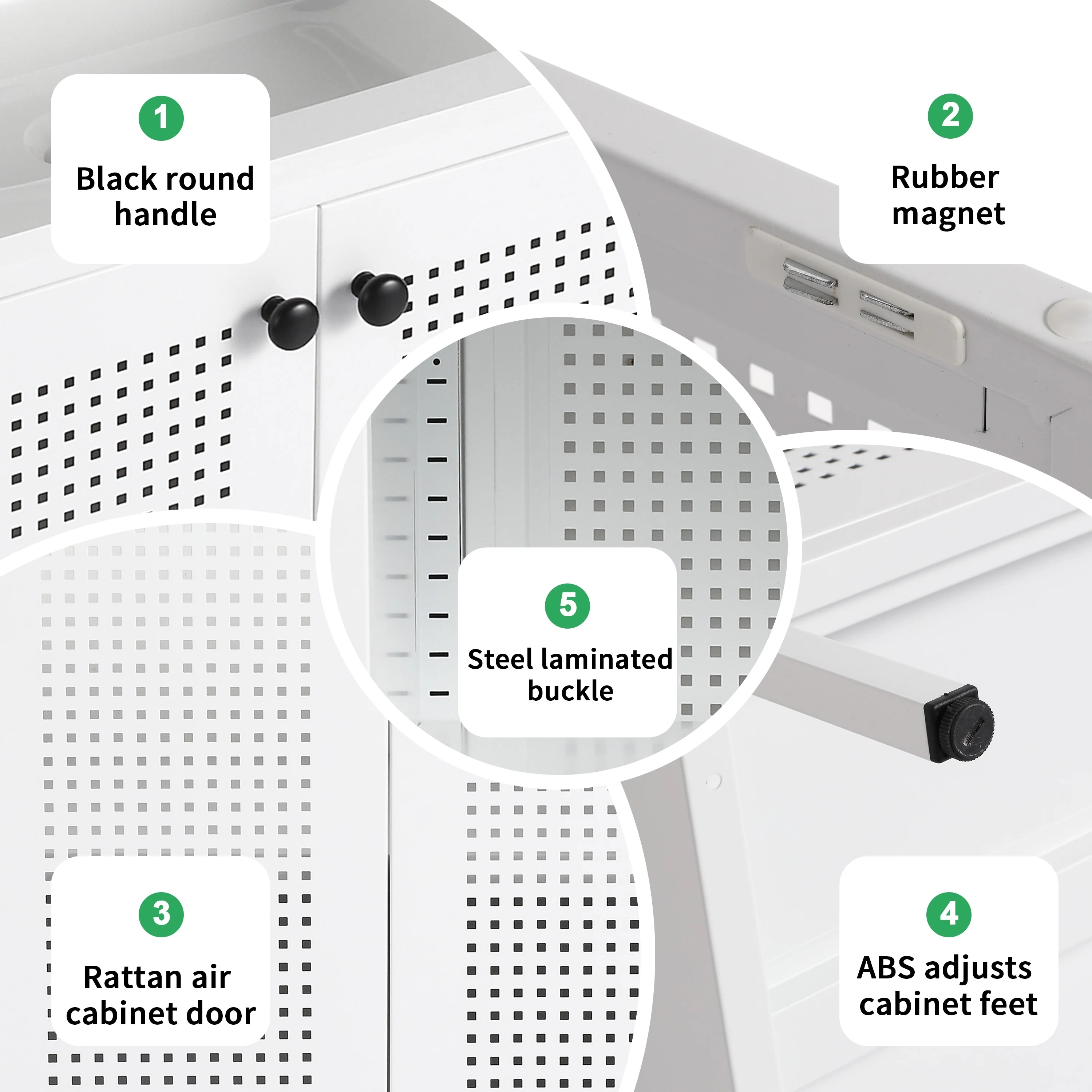 BNK 24/30 inch Freestanding Single Sink Bathroom Vanity with Soft Close Door and 1 adjustable shelf