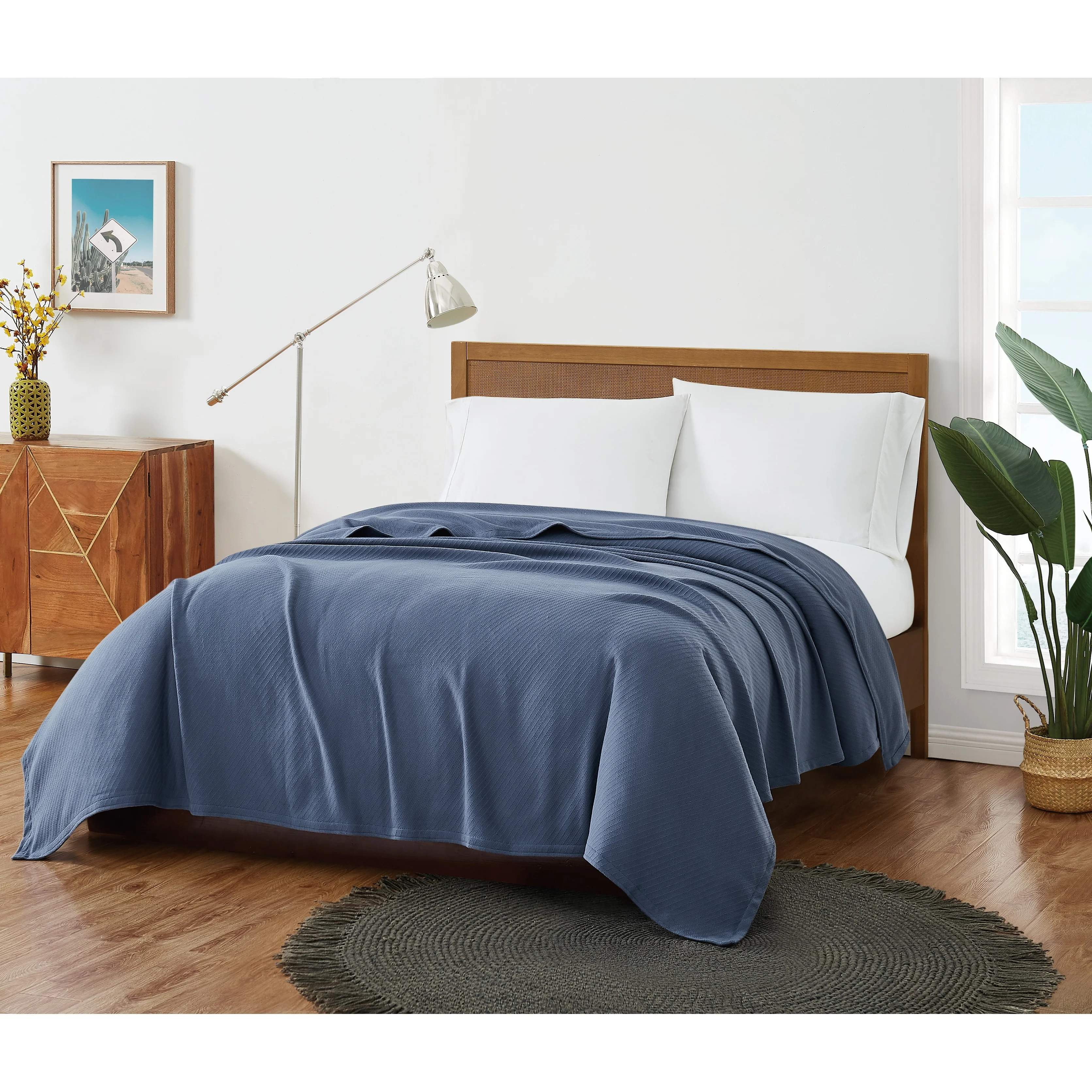 Frye Cotton Woven Blanket