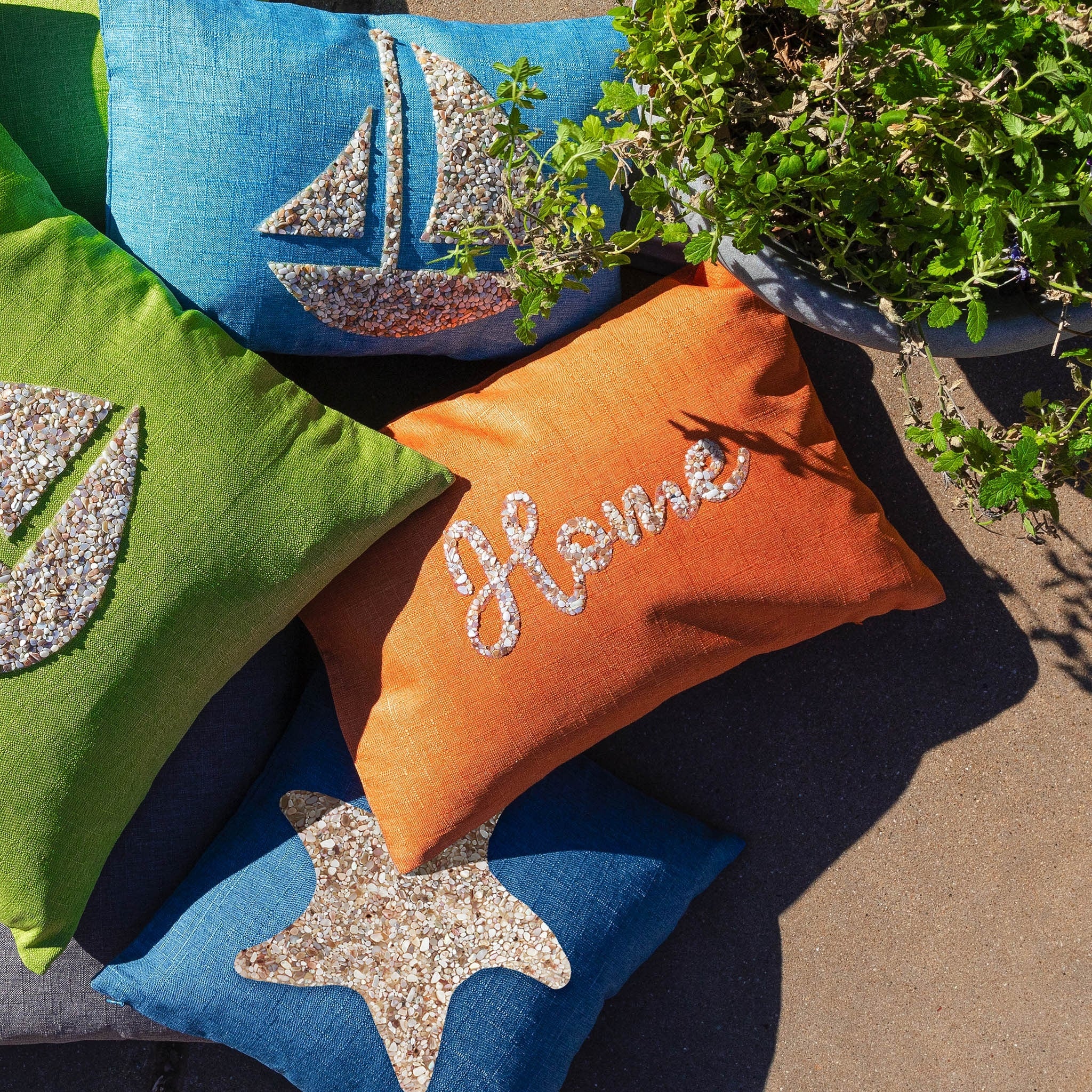 Sparkles Home Shell Home Pillow
