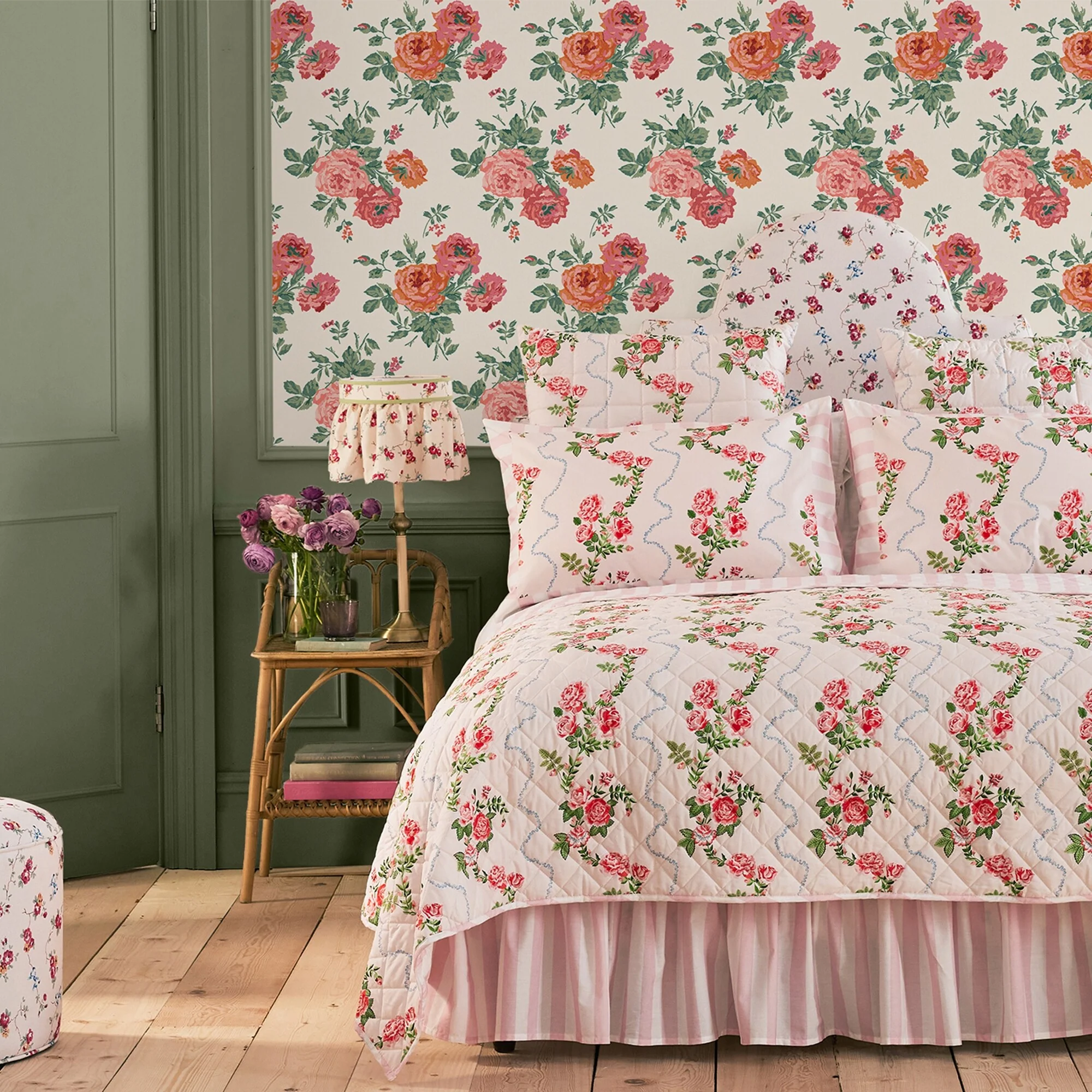Cath Kidston Archive Rose Pink Blooms