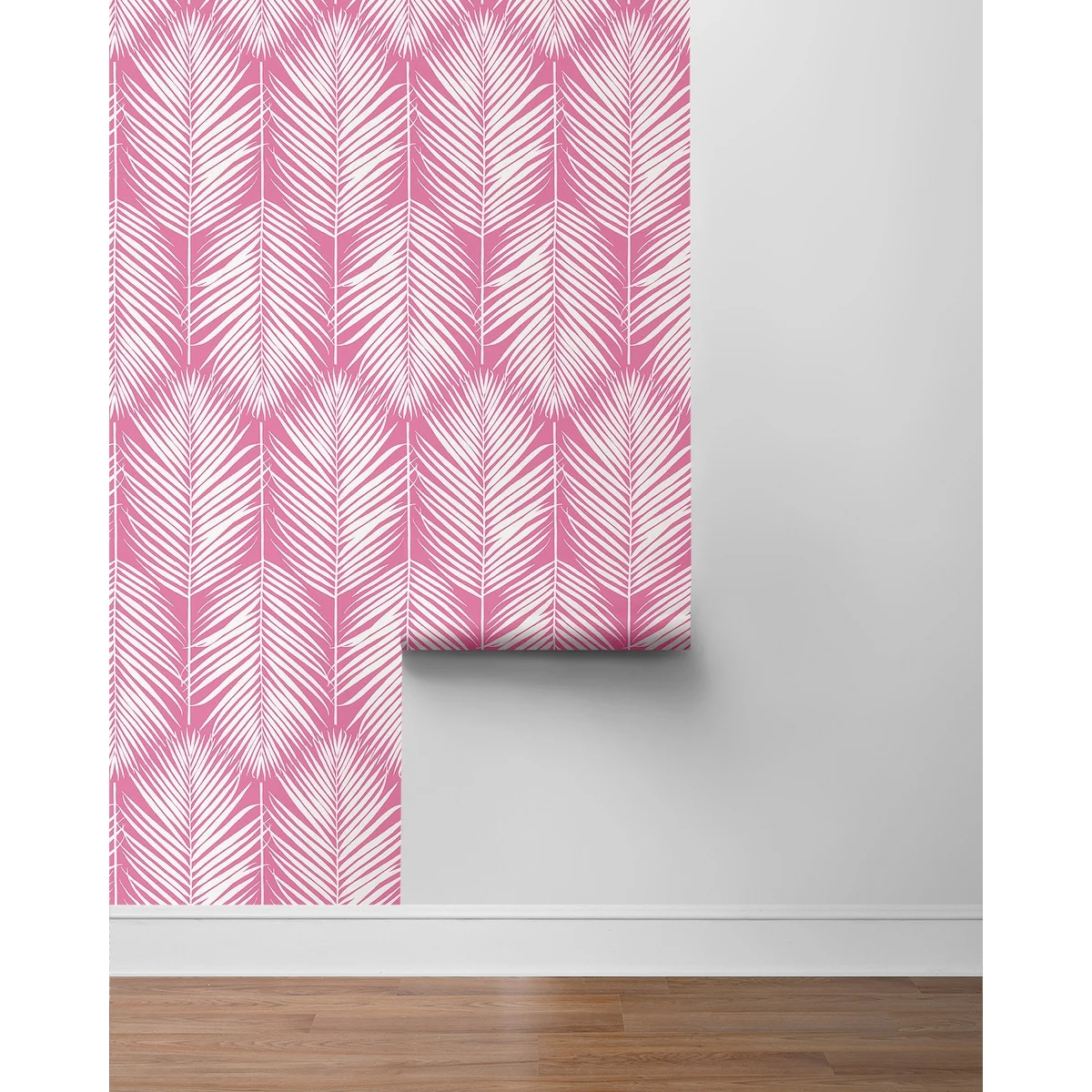 NextWall Palm Silhouette Peel and Stick Wallpaper
