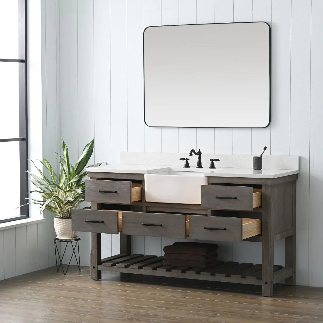 Sudio Design Bathroom Vanity Wesley Weathered Collection.