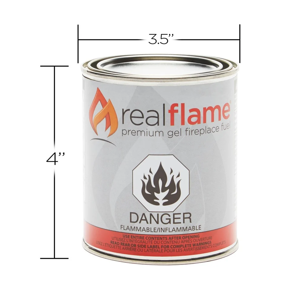 Real Flame 13-oz Gel Fuel (Pack of 12)