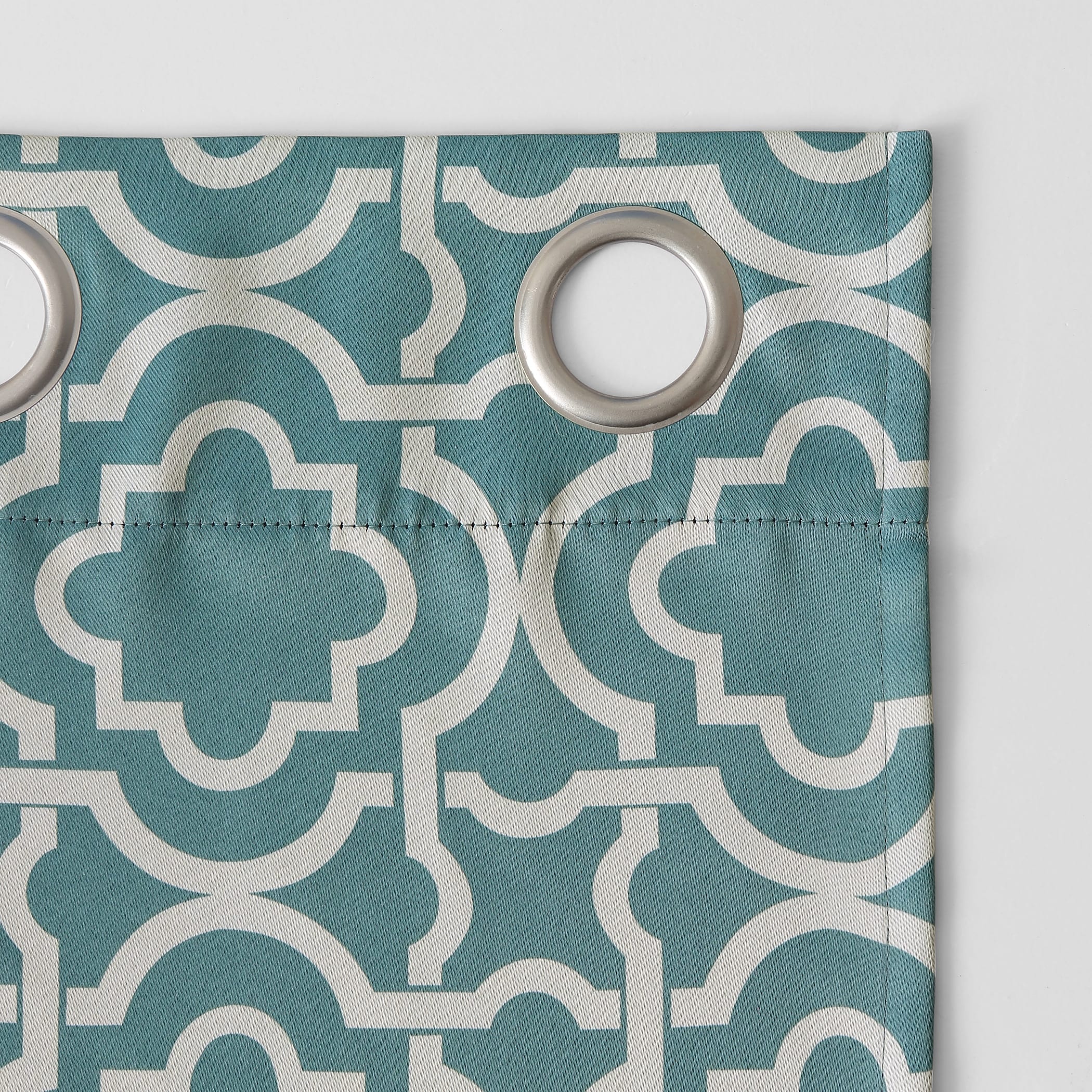 Sun Zero Barnett Trellis Blackout Grommet Curtain Panel, Single Panel