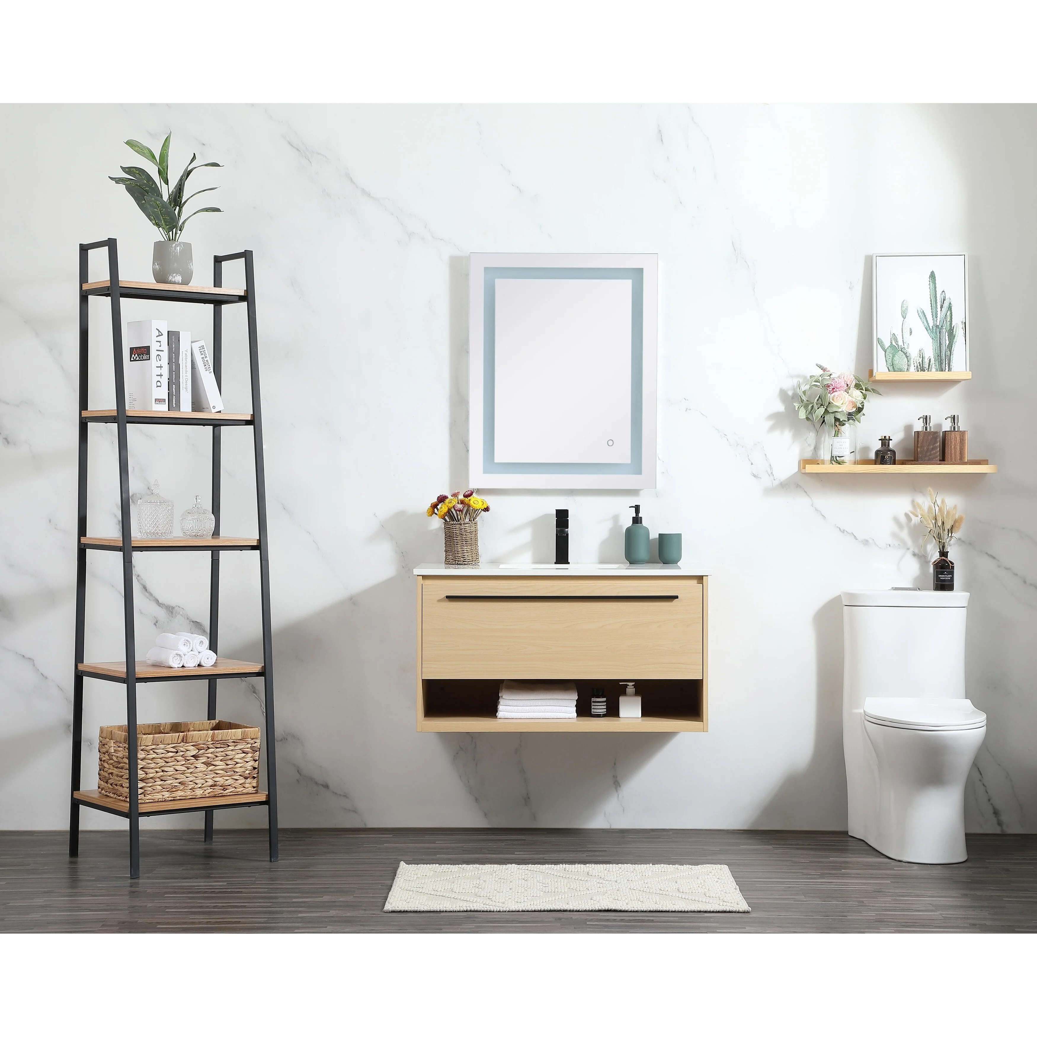 Brush 36 - 48 Inch Single Bathroom Vanity