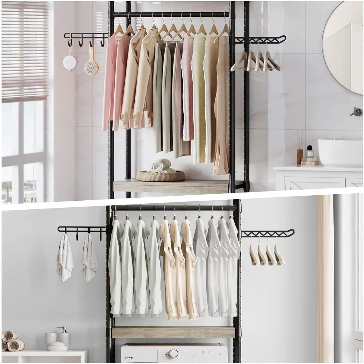 Over The Washer and Dryer Storage Shelf