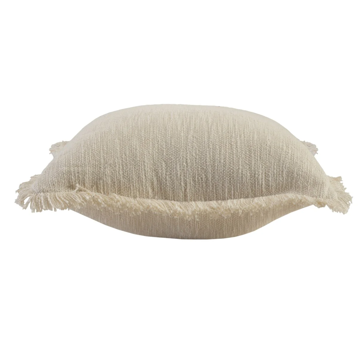 Sevita Blue Solid Cotton Throw Pillow, Set of 2