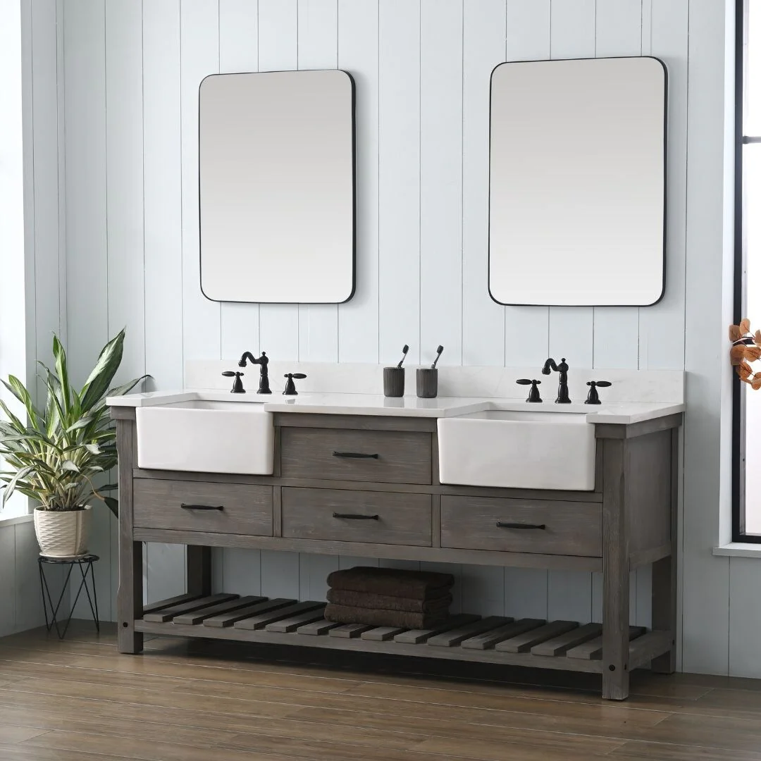 Sudio Design Bathroom Vanity Wesley Weathered Collection.