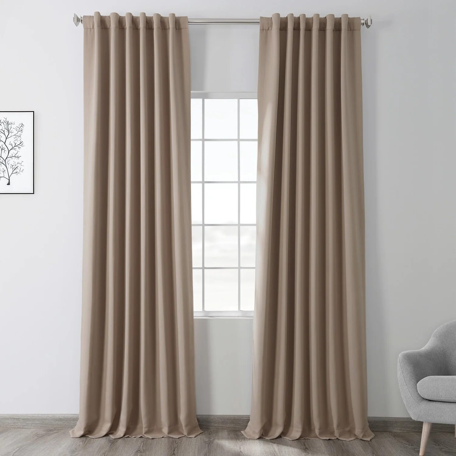 Exclusive Fabrics Room Darkening Curtain Panel Pair (2 Panels)